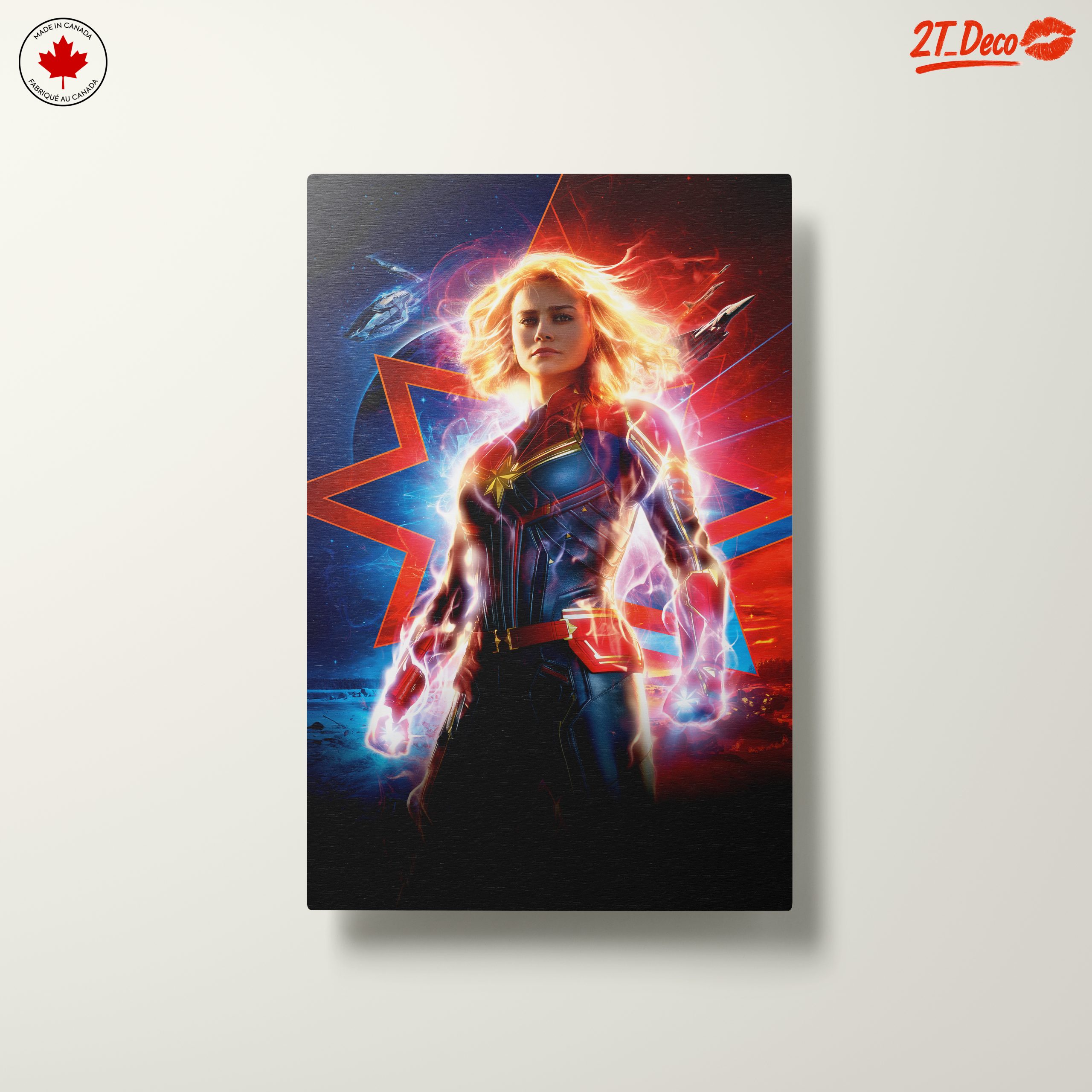 Captain Marvel Artwork Featuring Marvel Hero - Image 10