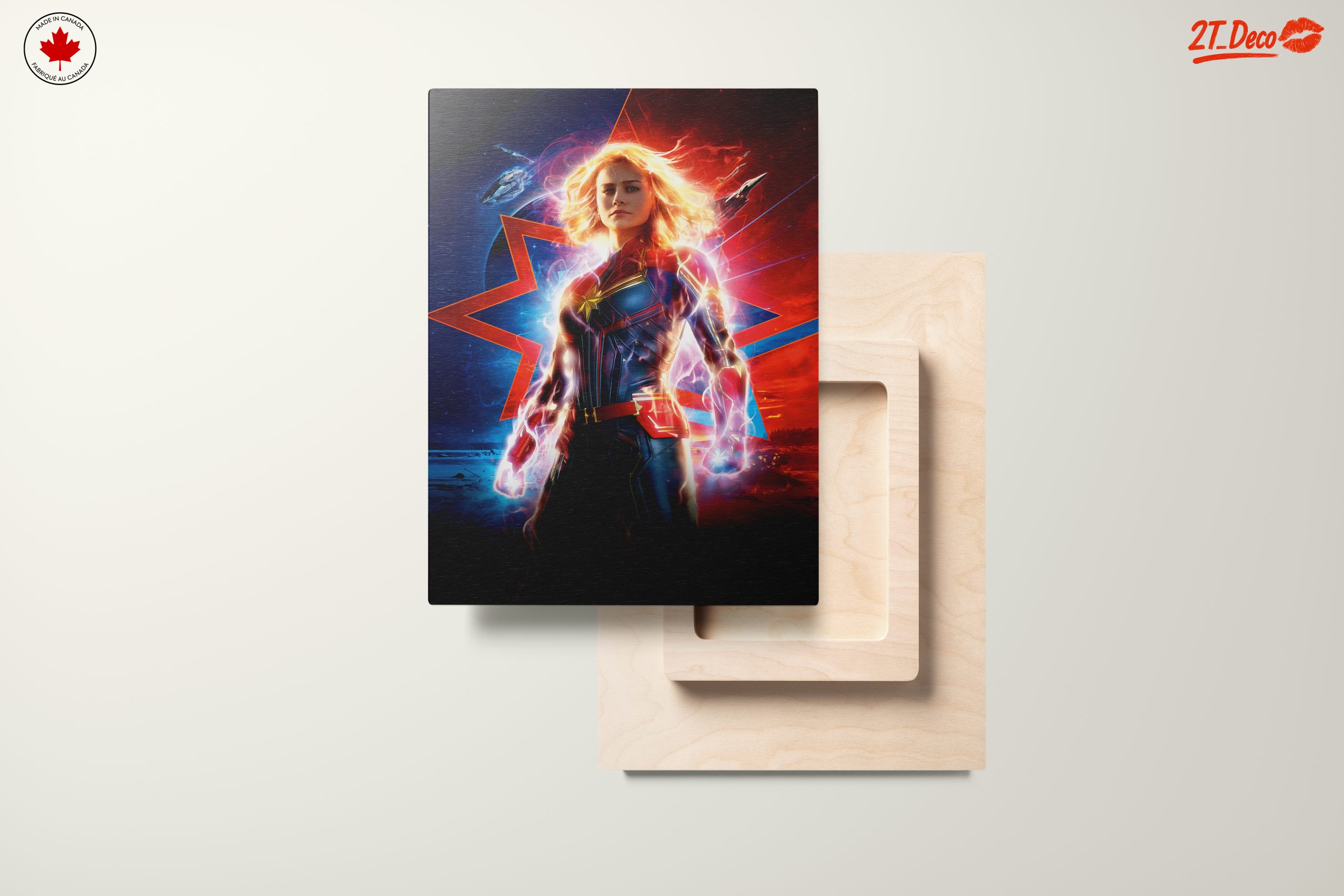 Captain Marvel Artwork Featuring Marvel Hero - Image 11
