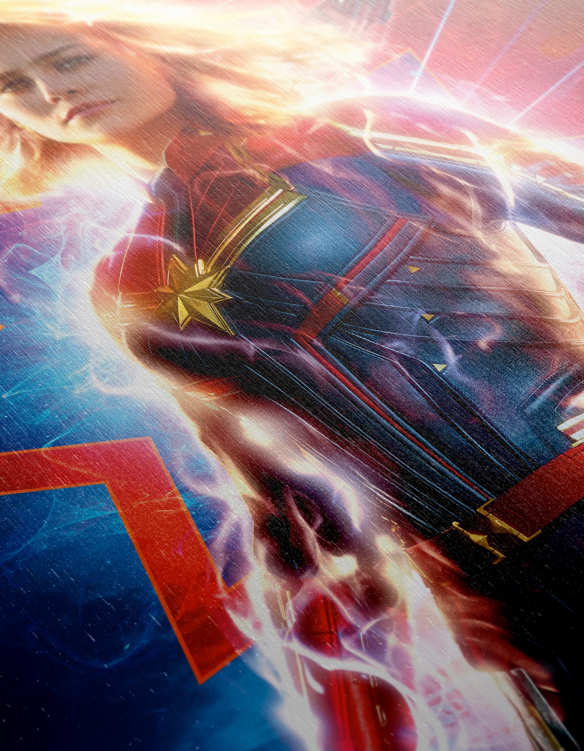 Captain Marvel Artwork Featuring Marvel Hero - Image 12