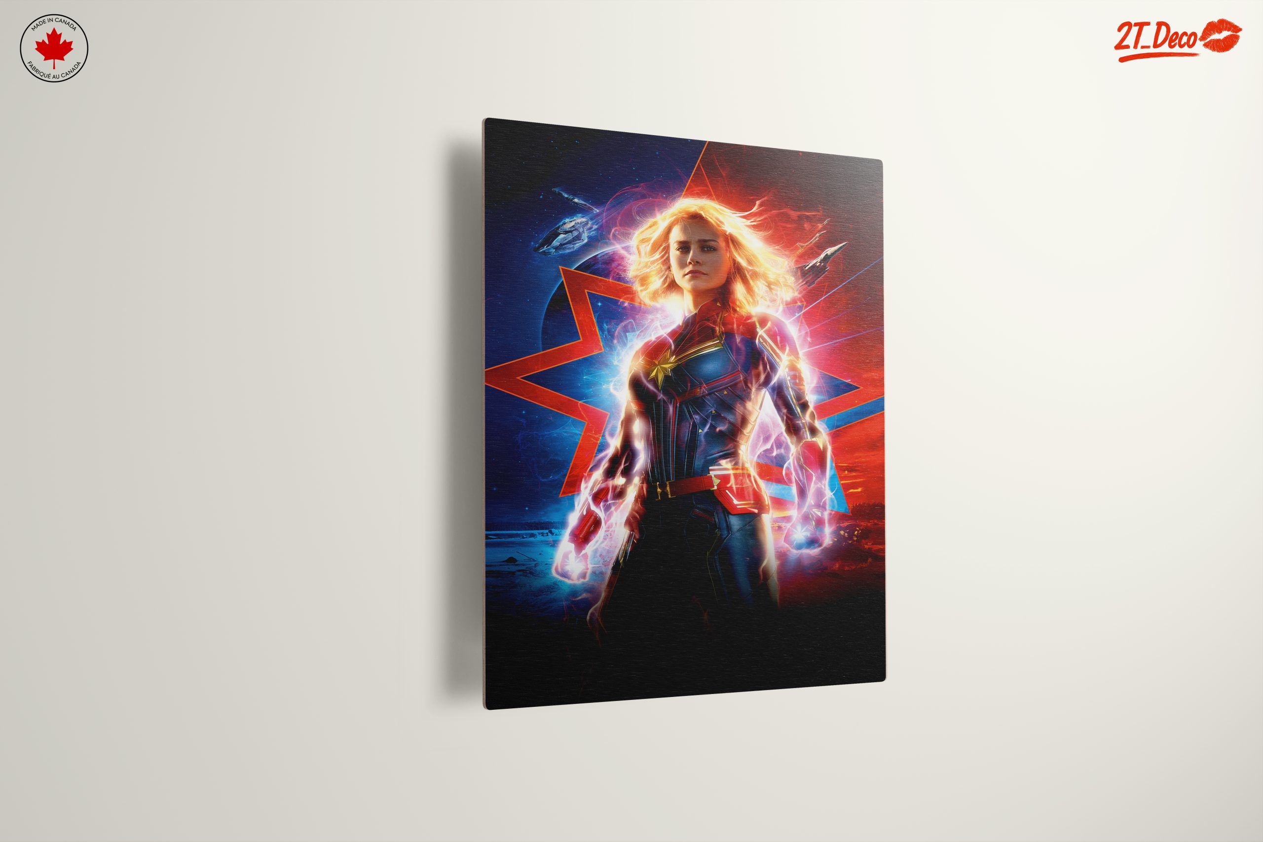 Captain Marvel Artwork Featuring Marvel Hero - Image 13