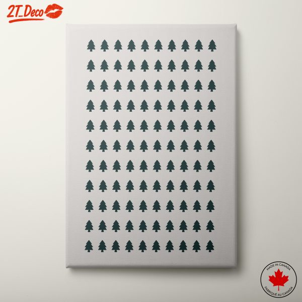 Stylized Tree Pattern for Modern Decor