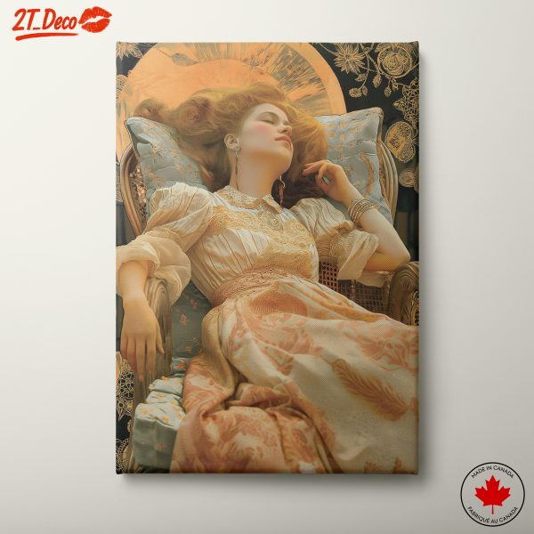 Elegant Portrait of a Sleeping Figure