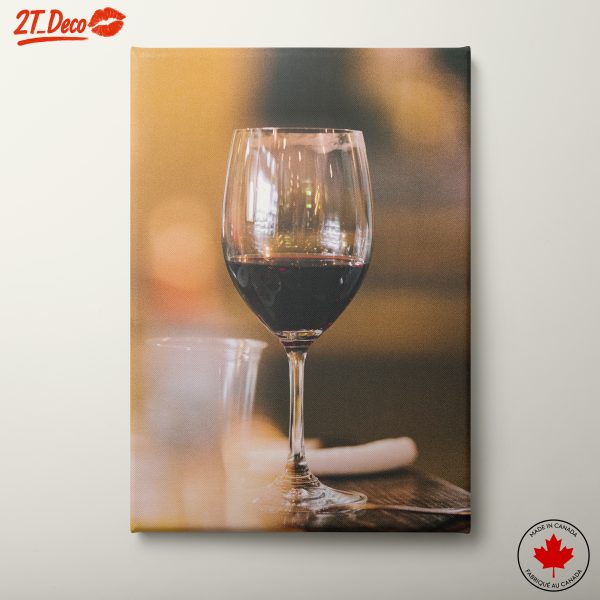 Elegant Red Wine Glass Still Life