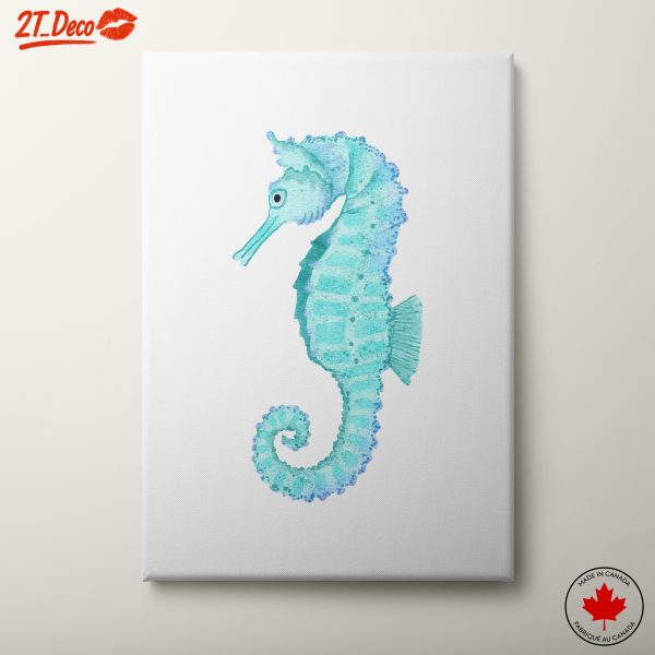 Colorful Seahorse Illustration