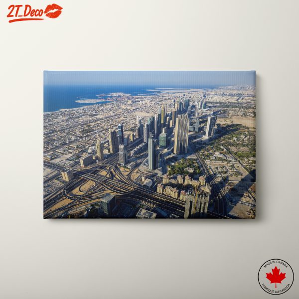 Dubai City Skyline View