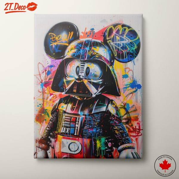 Vibrant Stylized Character Art with Graffiti