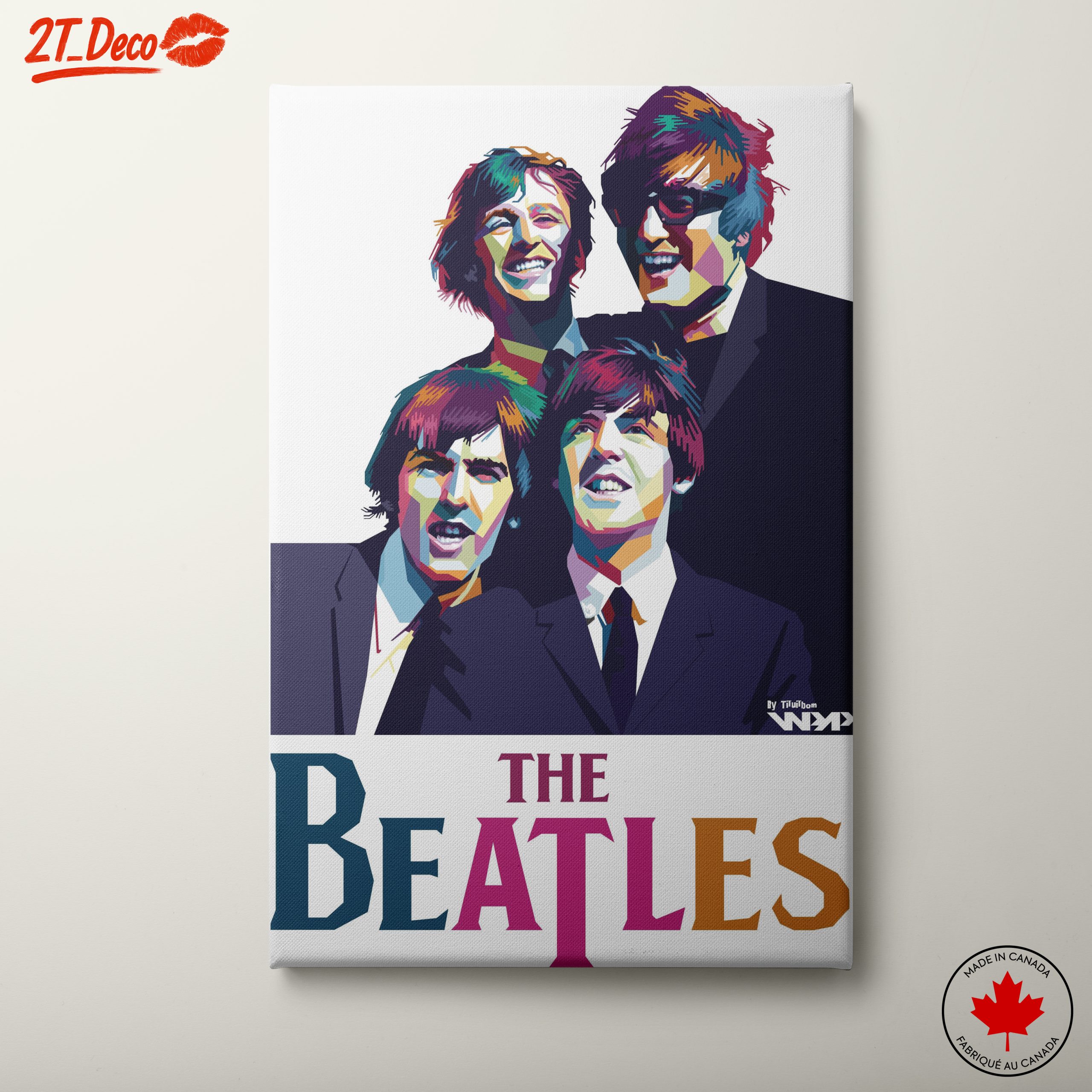 The Beatles Iconic Portrait Art