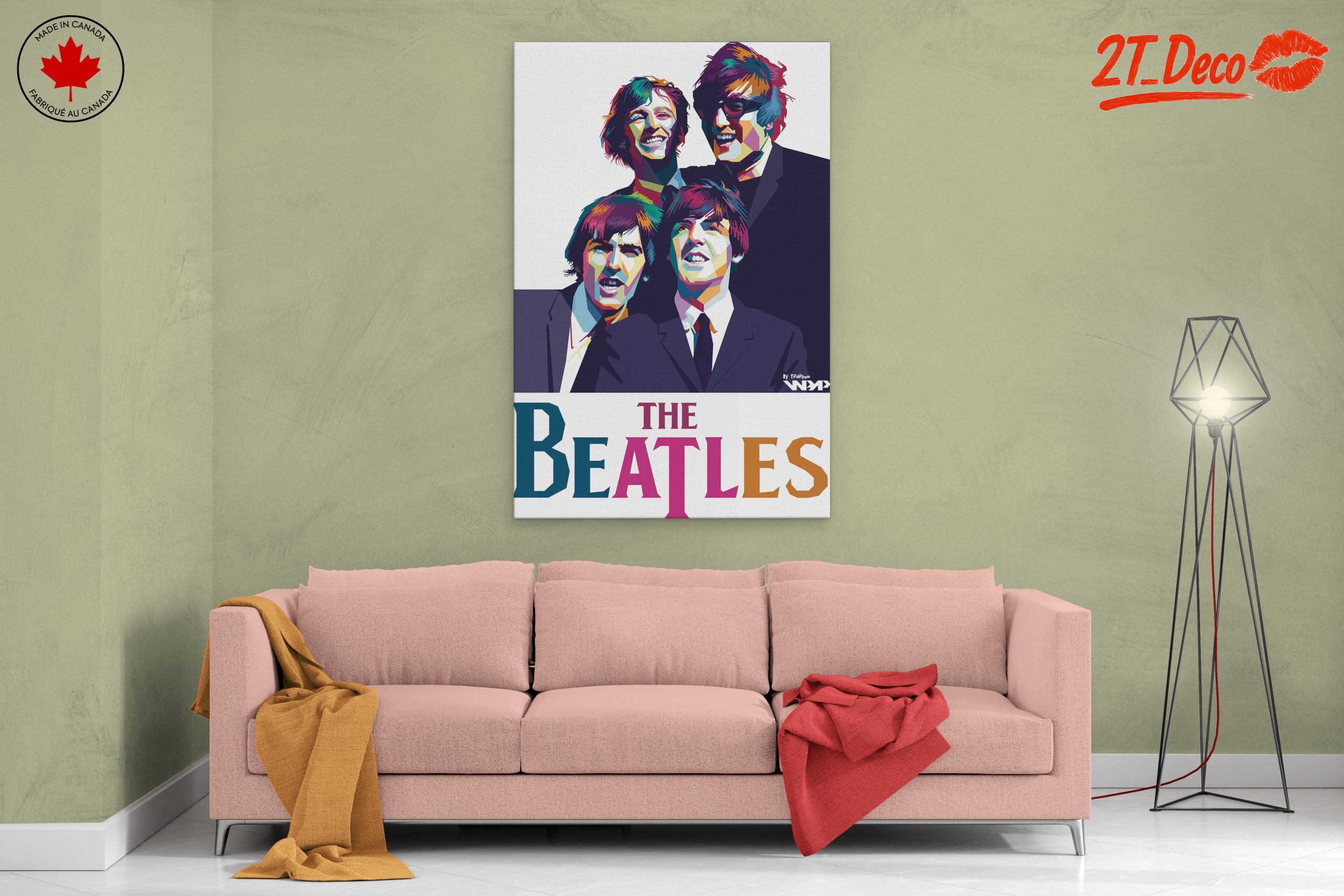 The Beatles Iconic Portrait Art - Image 2