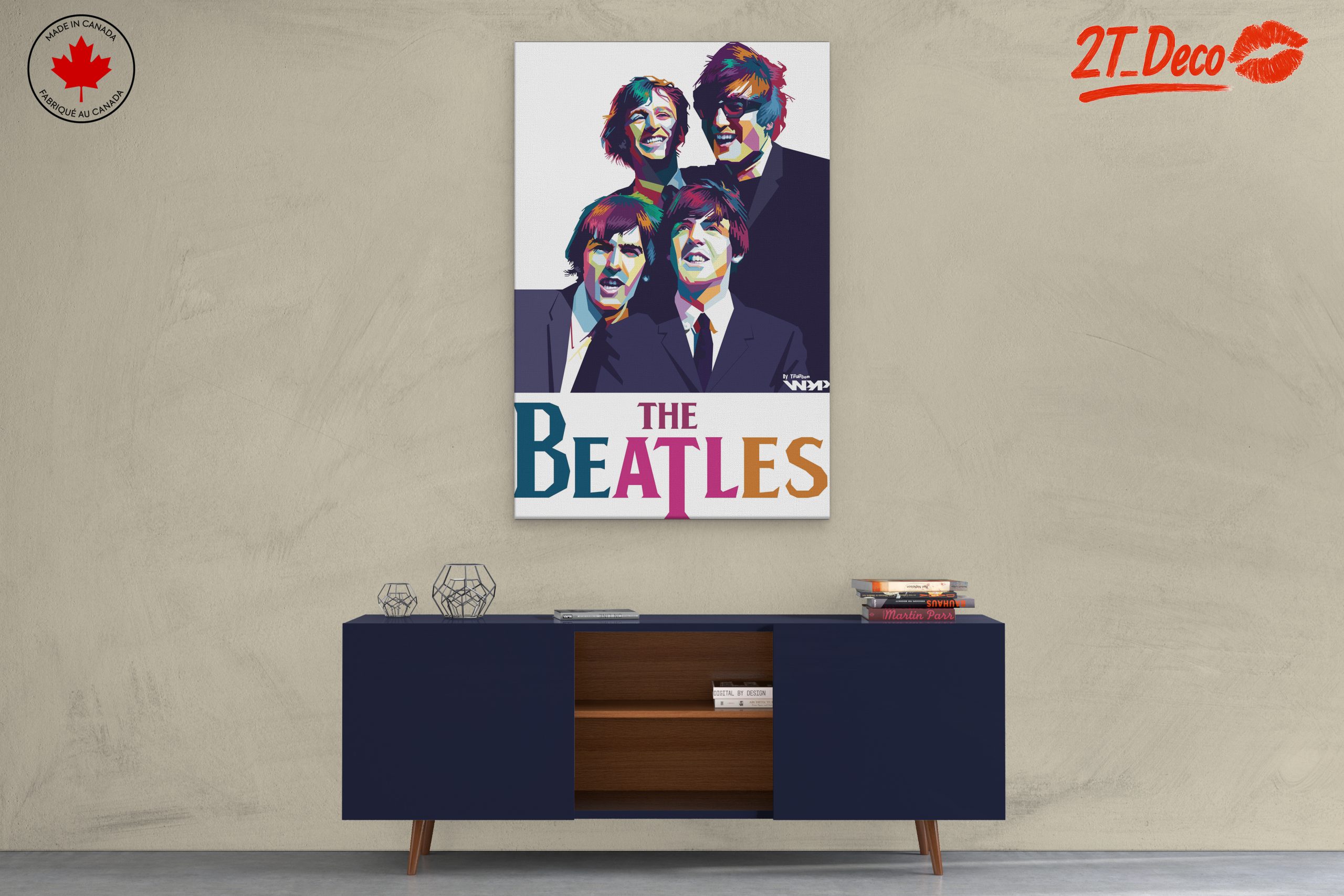 The Beatles Iconic Portrait Art - Image 3