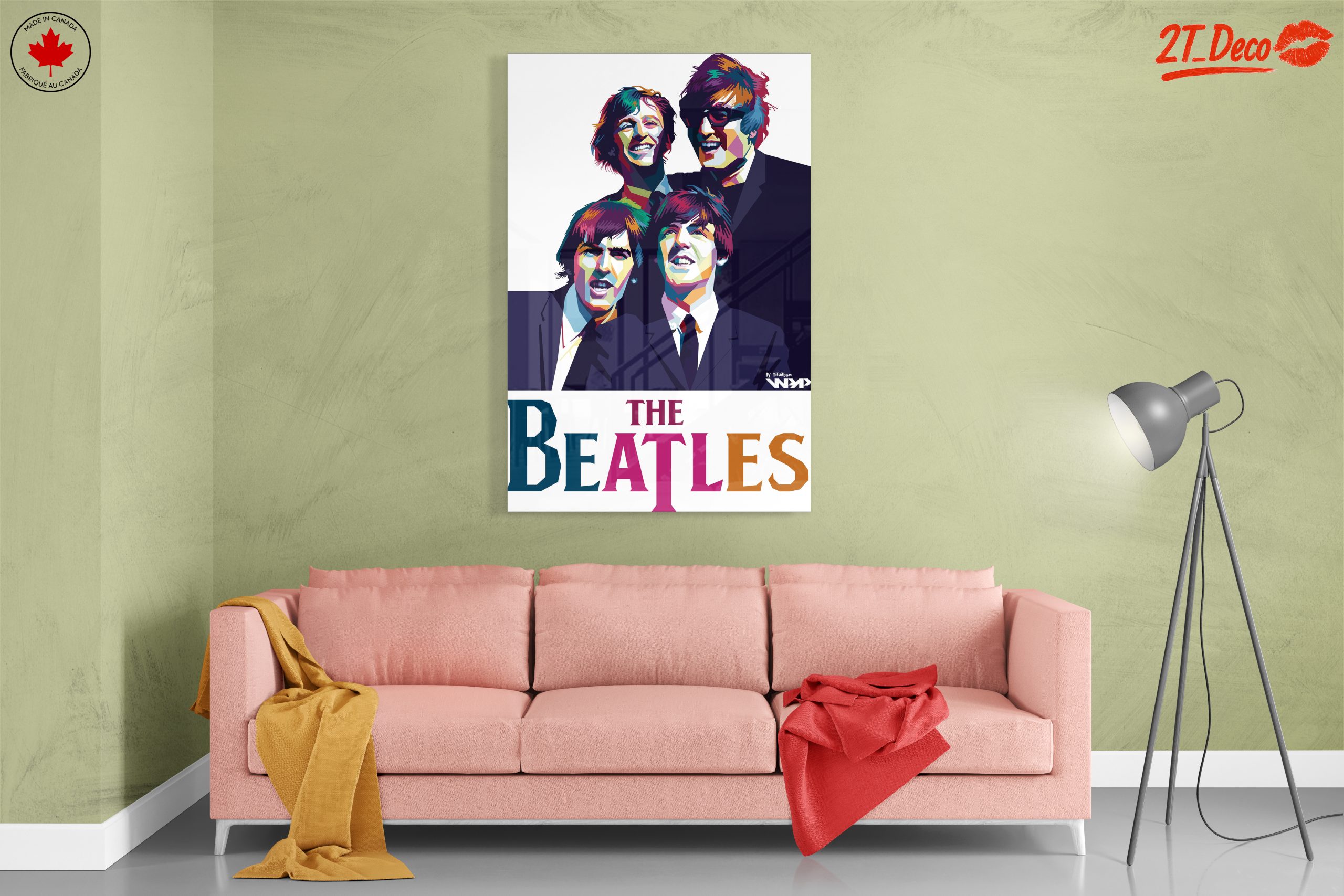 The Beatles Iconic Portrait Art - Image 7