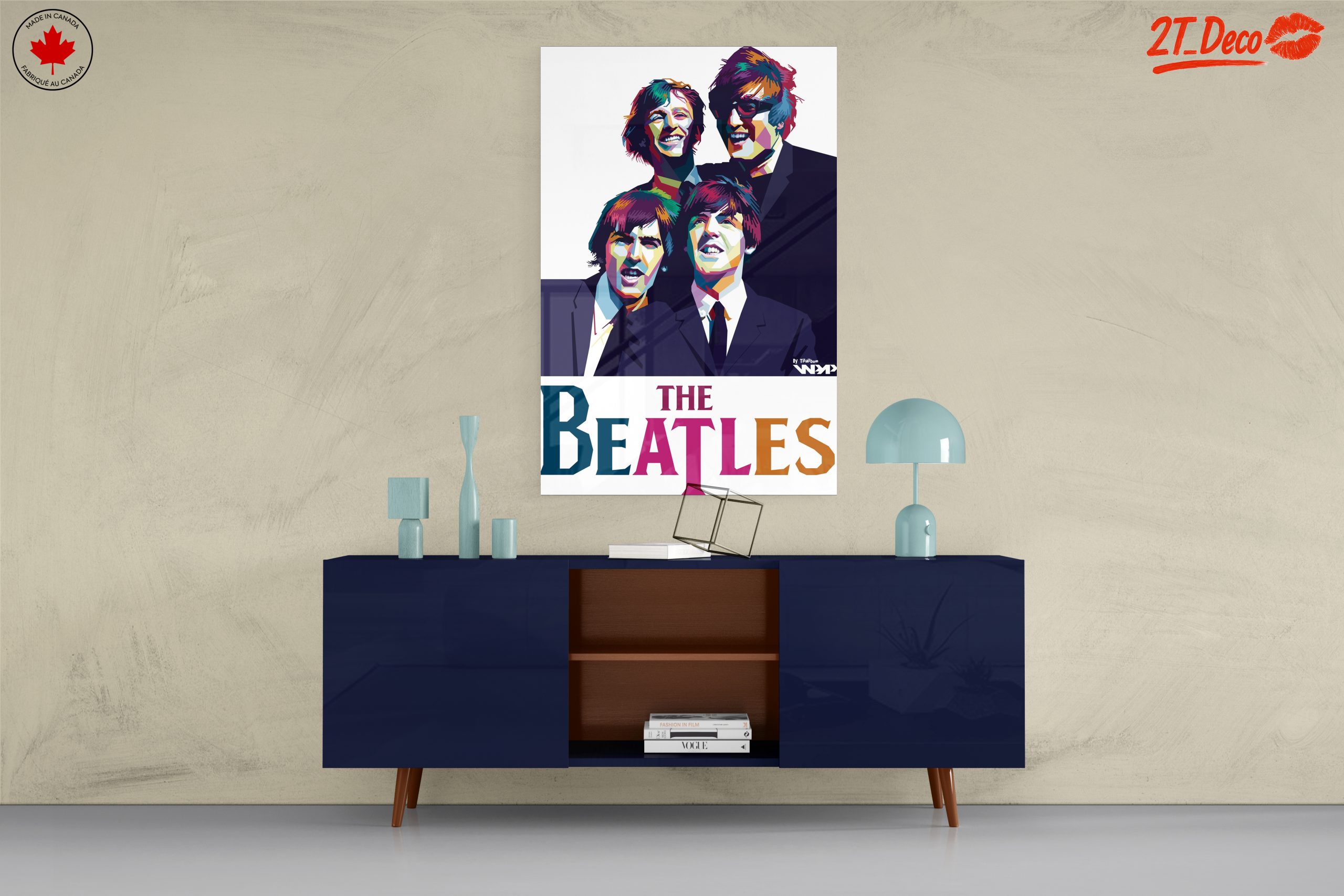The Beatles Iconic Portrait Art - Image 8
