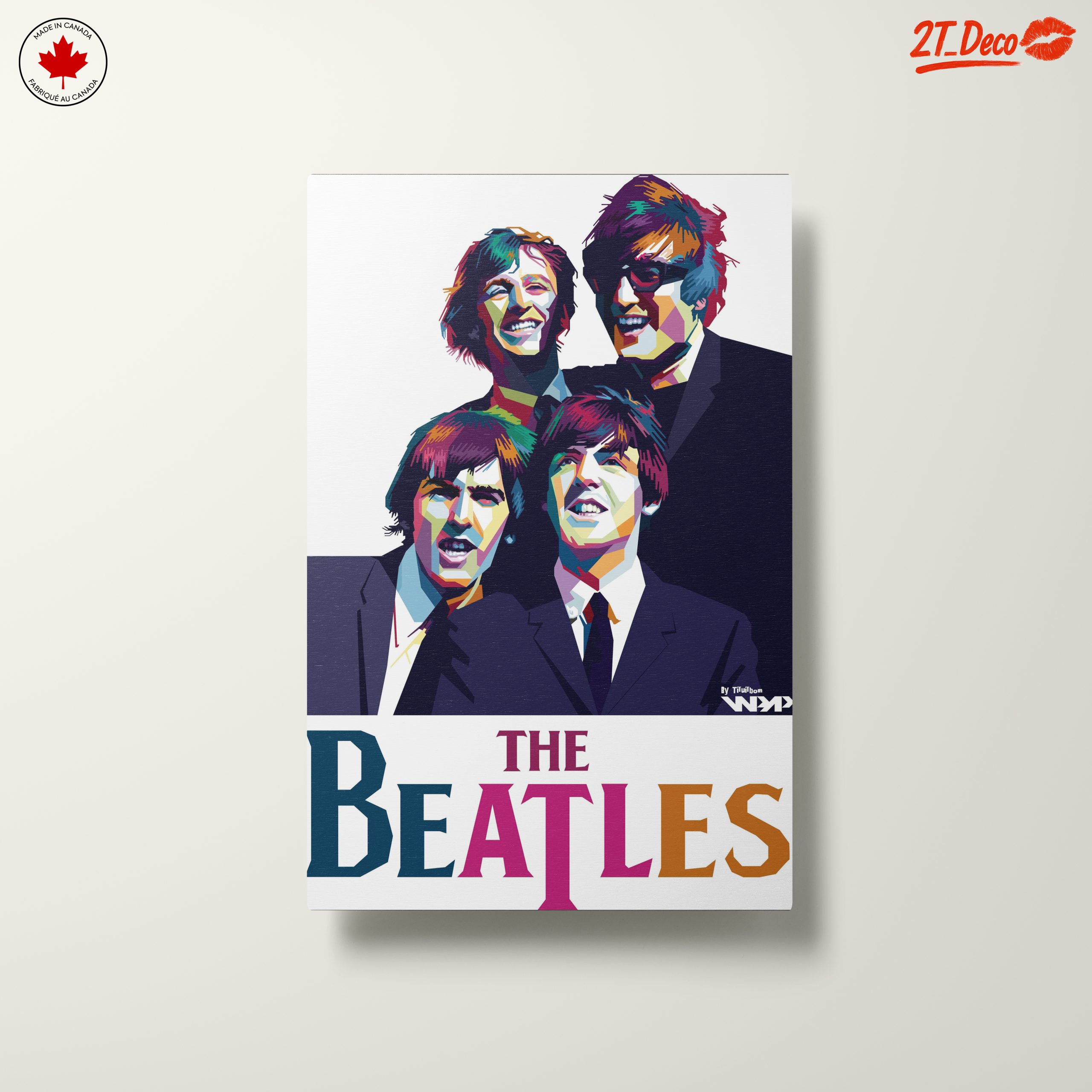 The Beatles Iconic Portrait Art - Image 10
