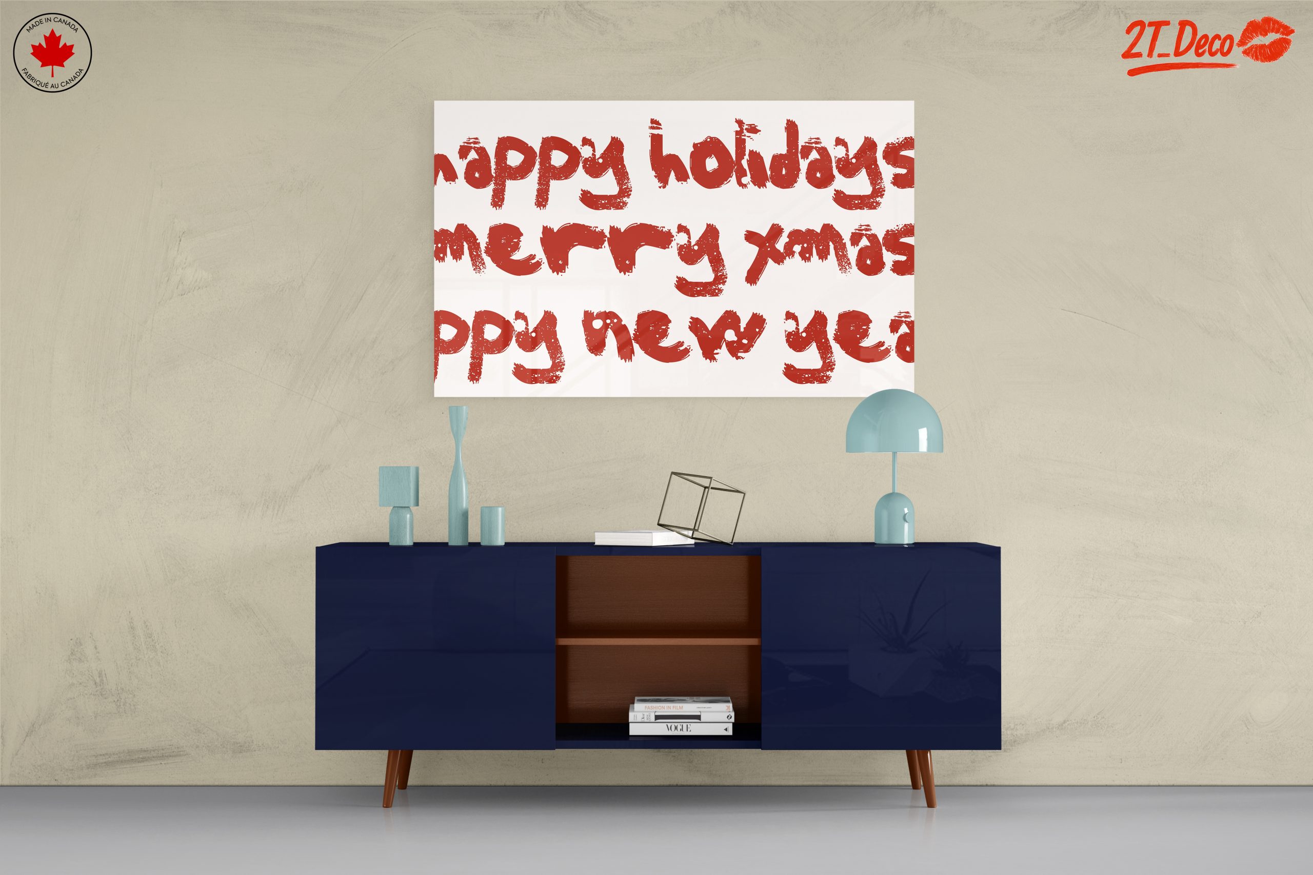 Holiday Typography Artwork for Festive Cheer - Image 8