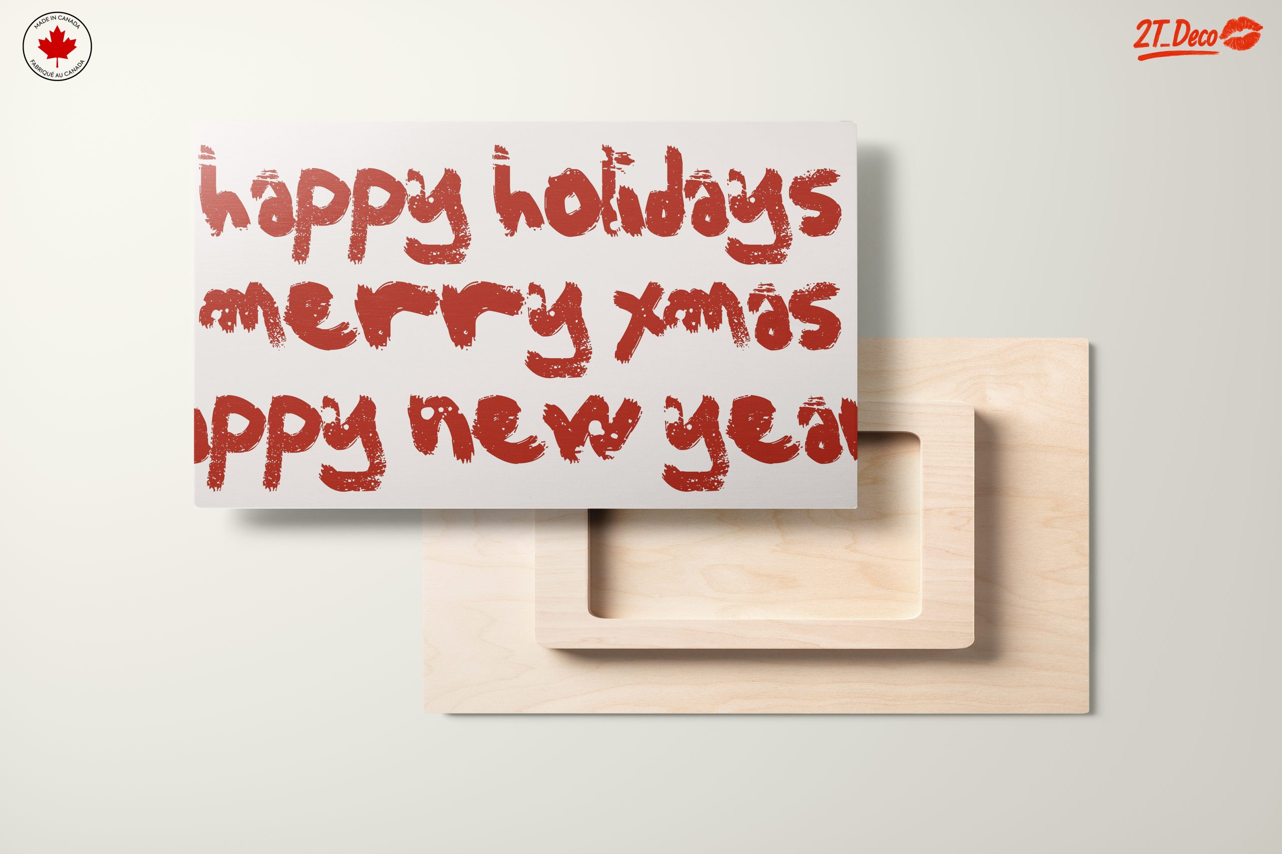 Holiday Typography Artwork for Festive Cheer - Image 11
