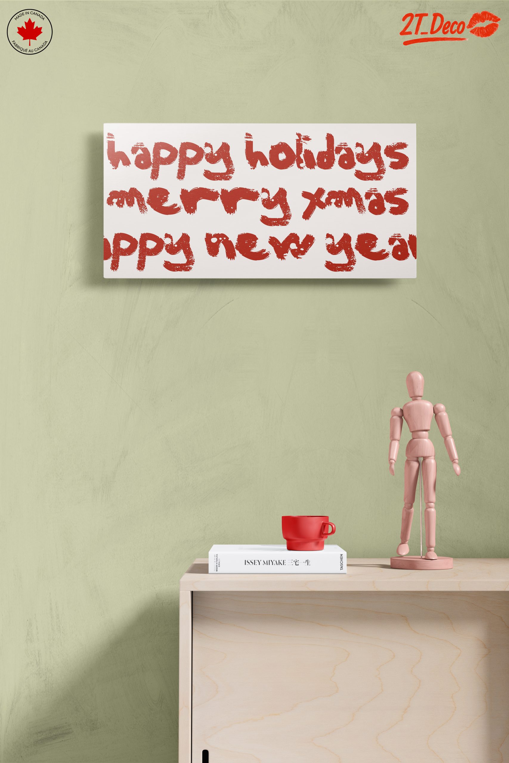 Holiday Typography Artwork for Festive Cheer - Image 14