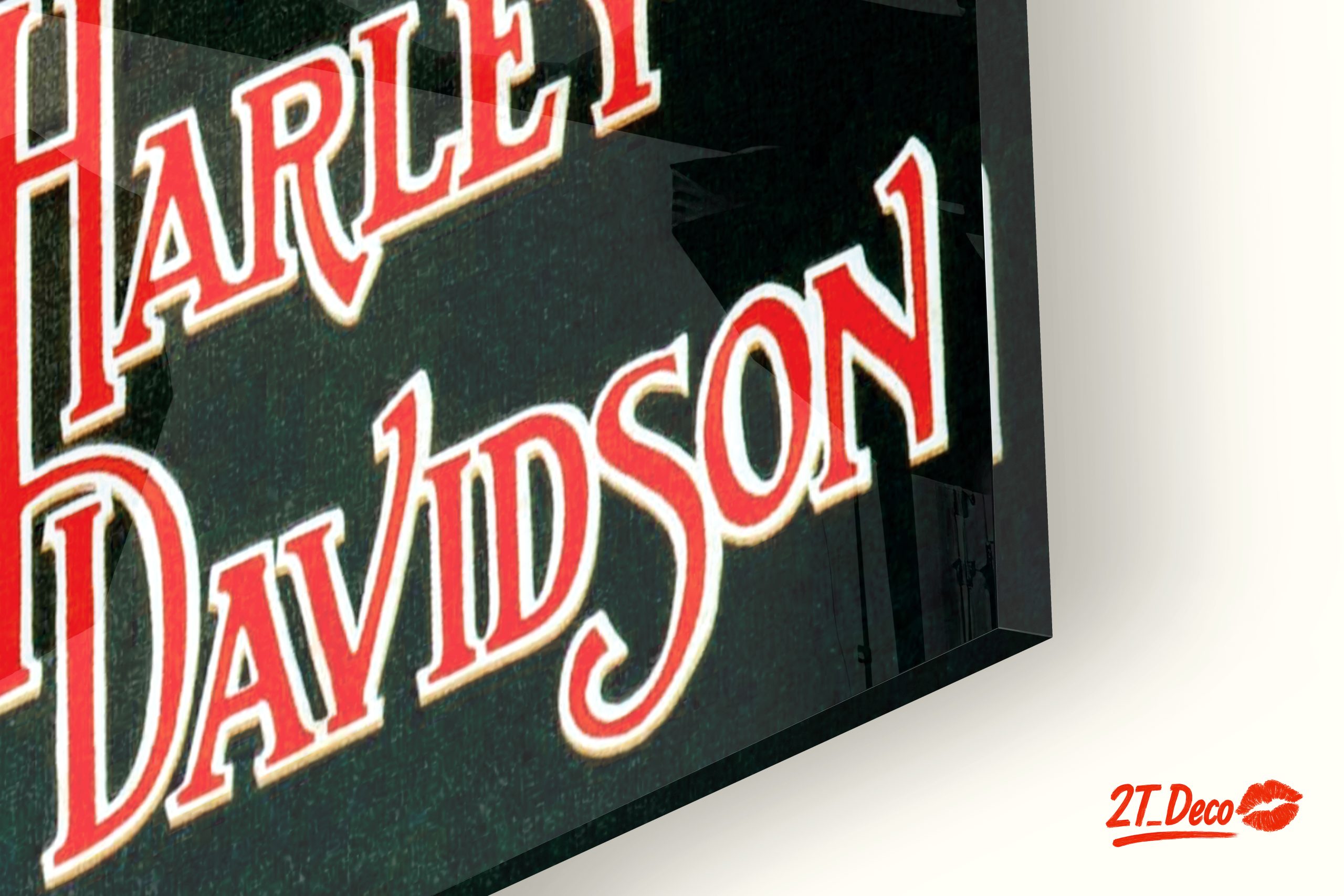 Vintage Harley-Davidson Motorcycle Poster Art - Image 9