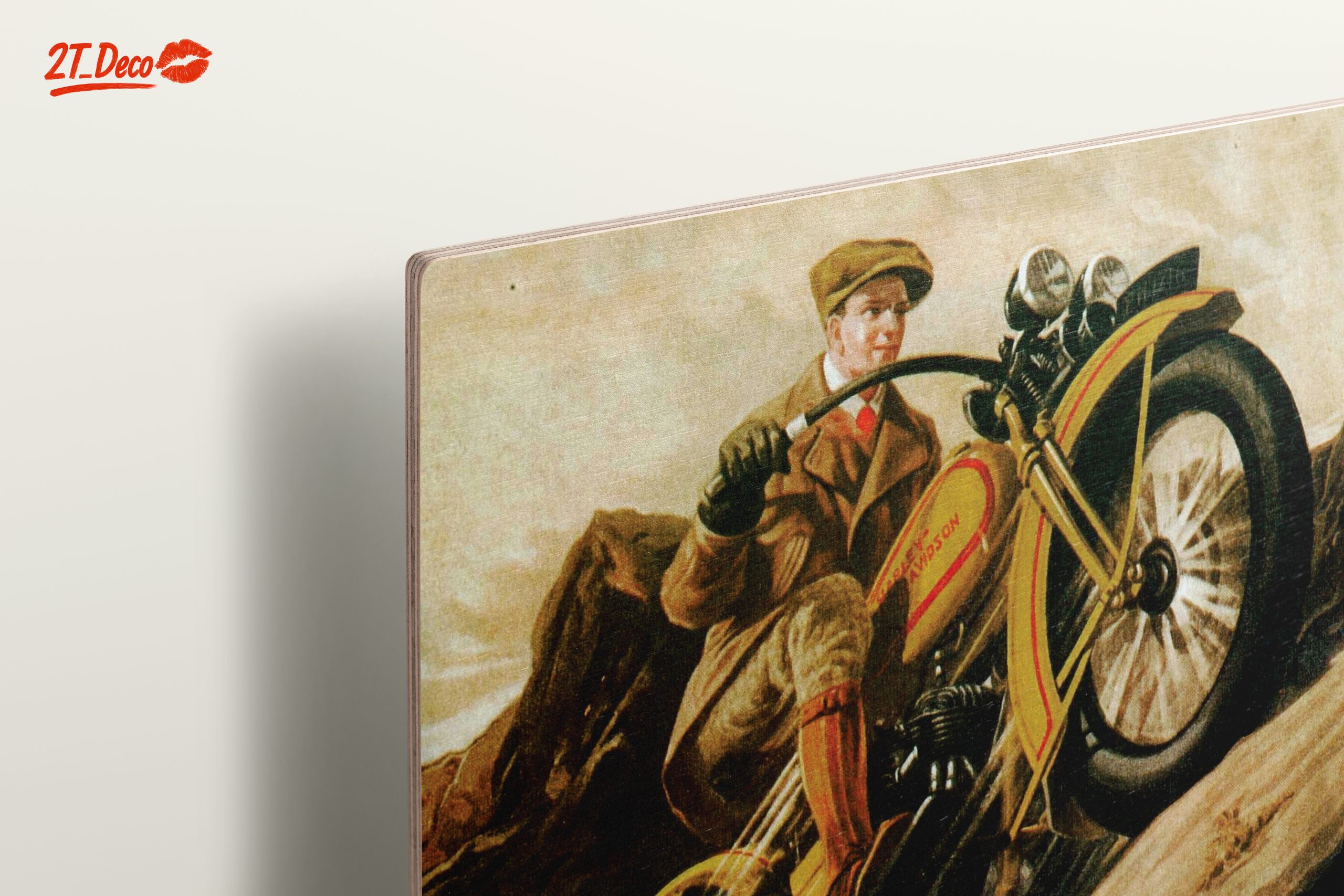 Vintage Harley-Davidson Motorcycle Poster Art - Image 15