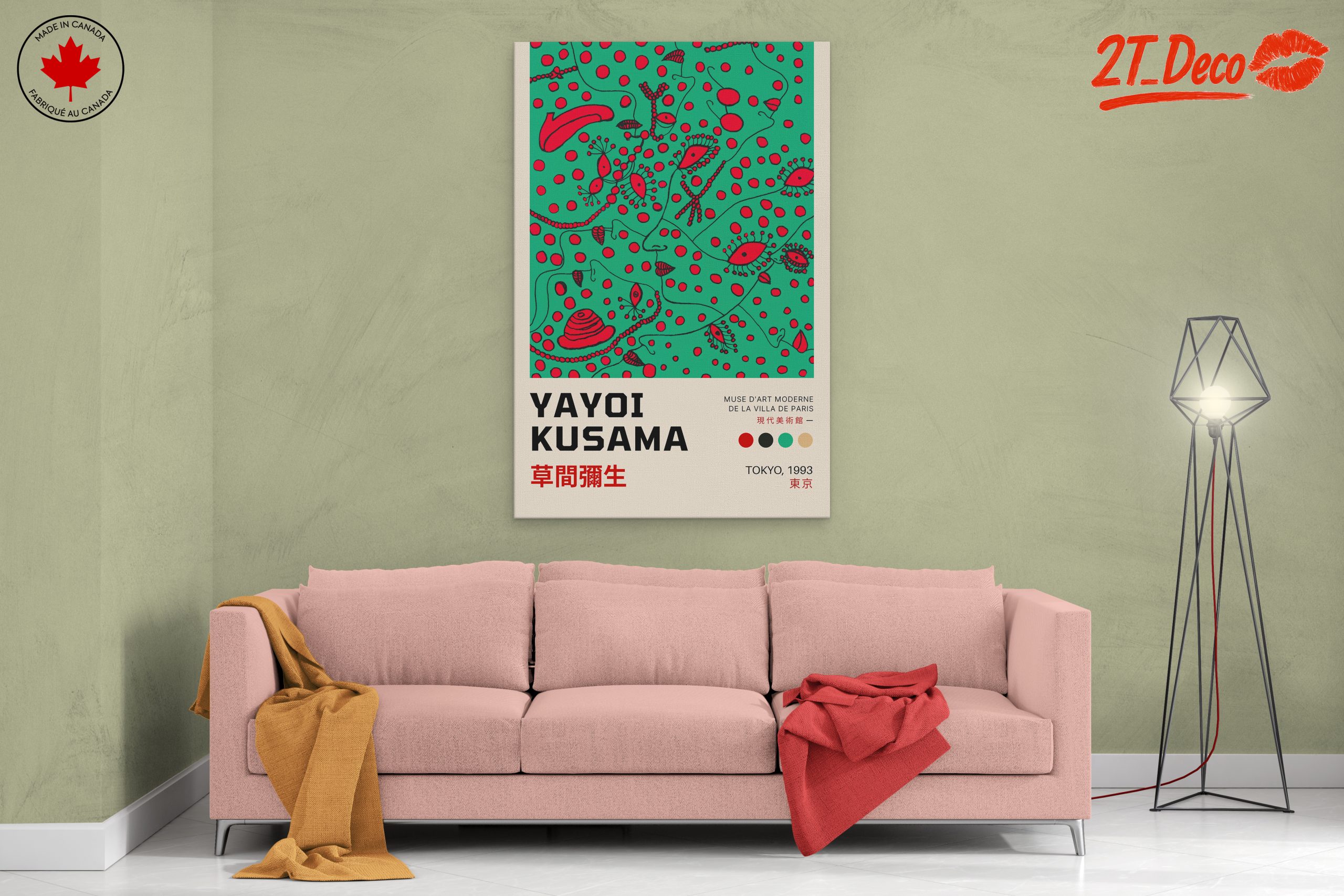 Yayoi Kusama Vintage Art Design - Image 2