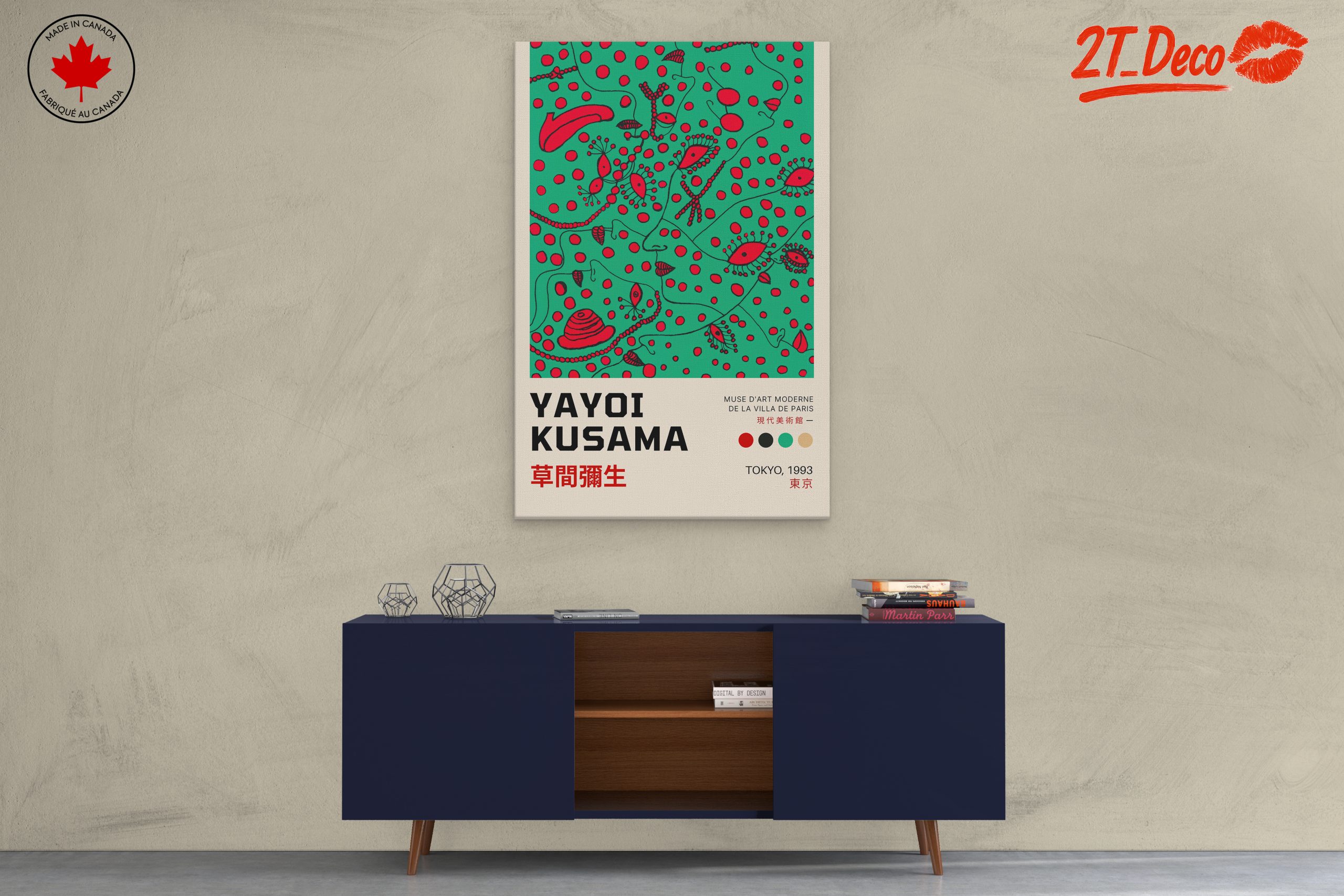 Yayoi Kusama Vintage Art Design - Image 3
