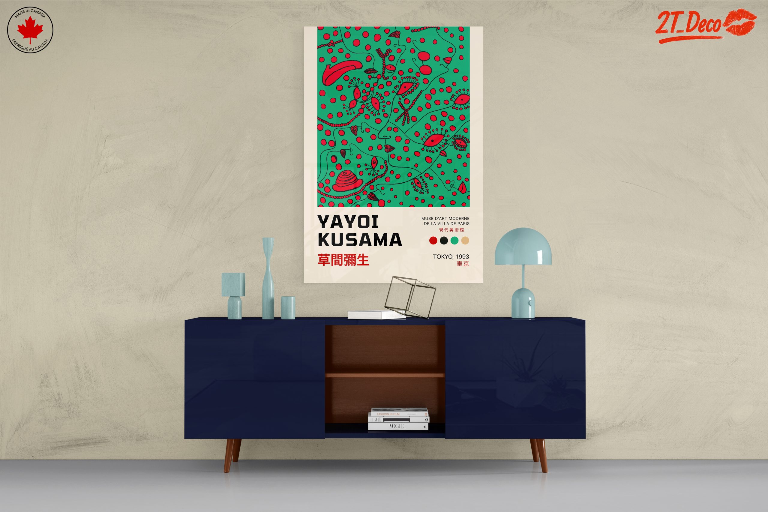 Yayoi Kusama Vintage Art Design - Image 8