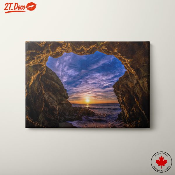 Coastal Sunset Landscape Art