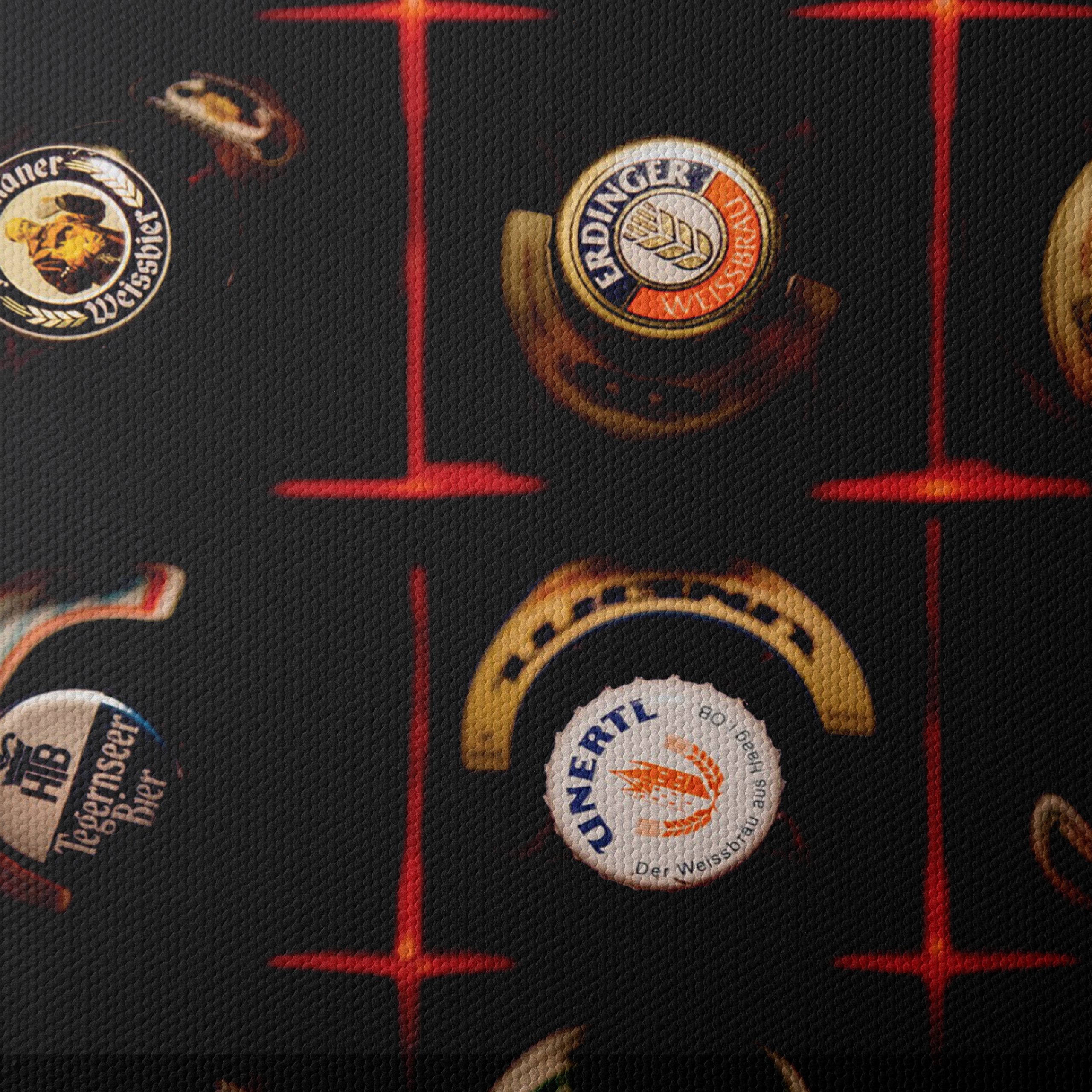 Collection of Beer Bottles in a Rack - Image 4