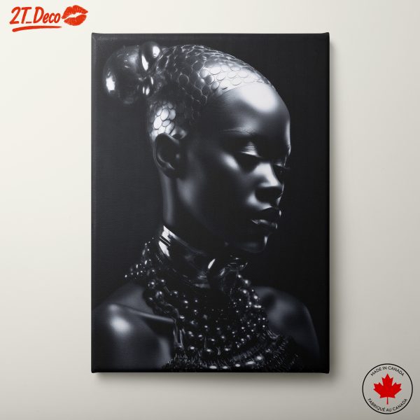 Stylized Modern Figurative Art of a Woman