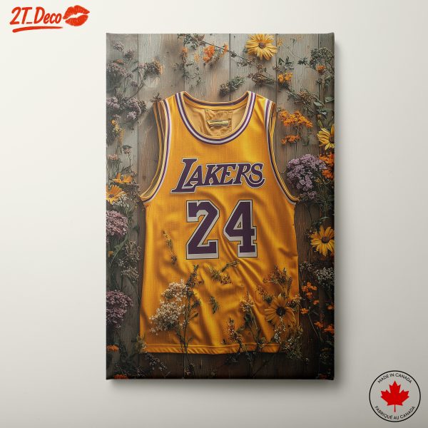 Los Angeles Lakers Jersey Floral Arrangement