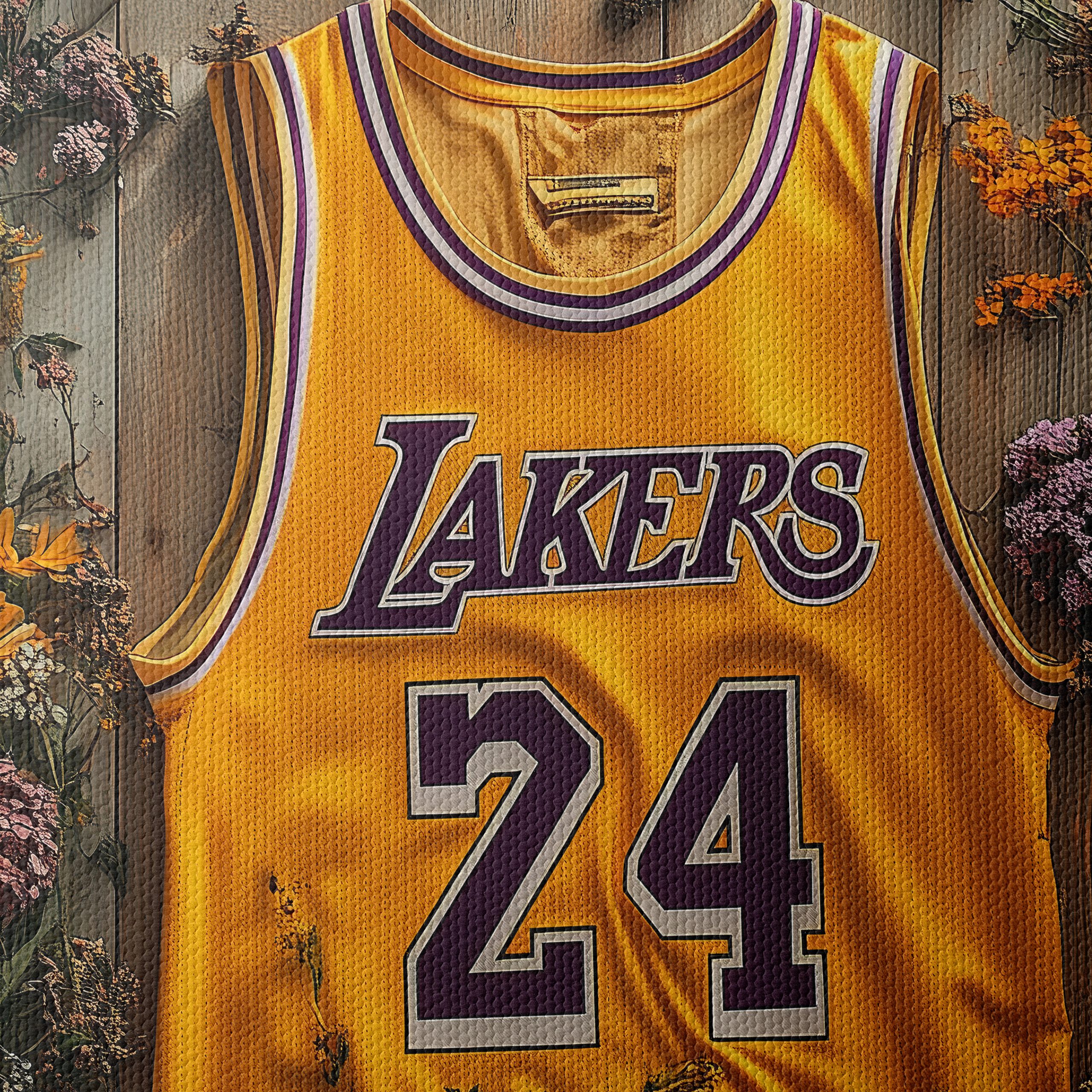 Los Angeles Lakers Jersey Floral Arrangement - Image 4