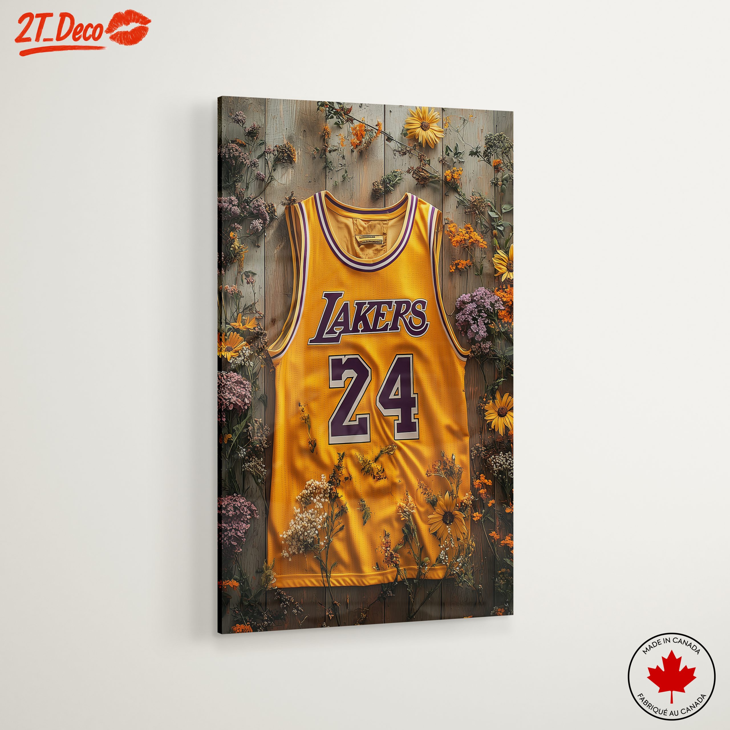Los Angeles Lakers Jersey Floral Arrangement - Image 6