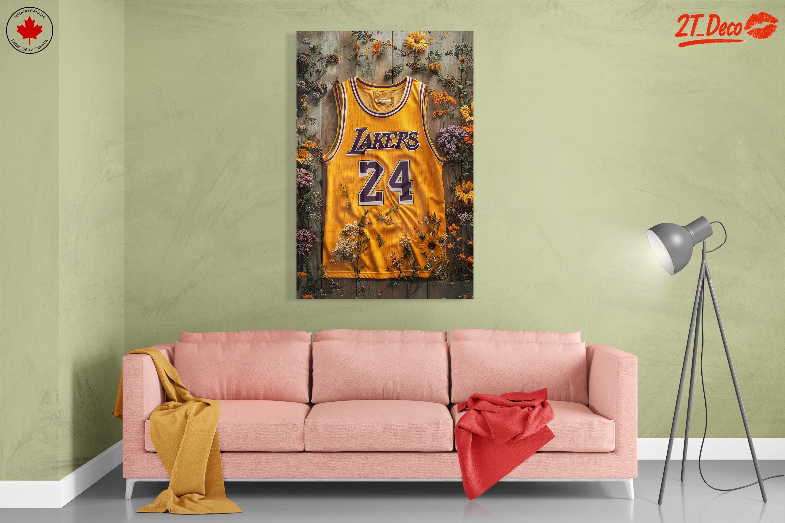 Los Angeles Lakers Jersey Floral Arrangement - Image 7