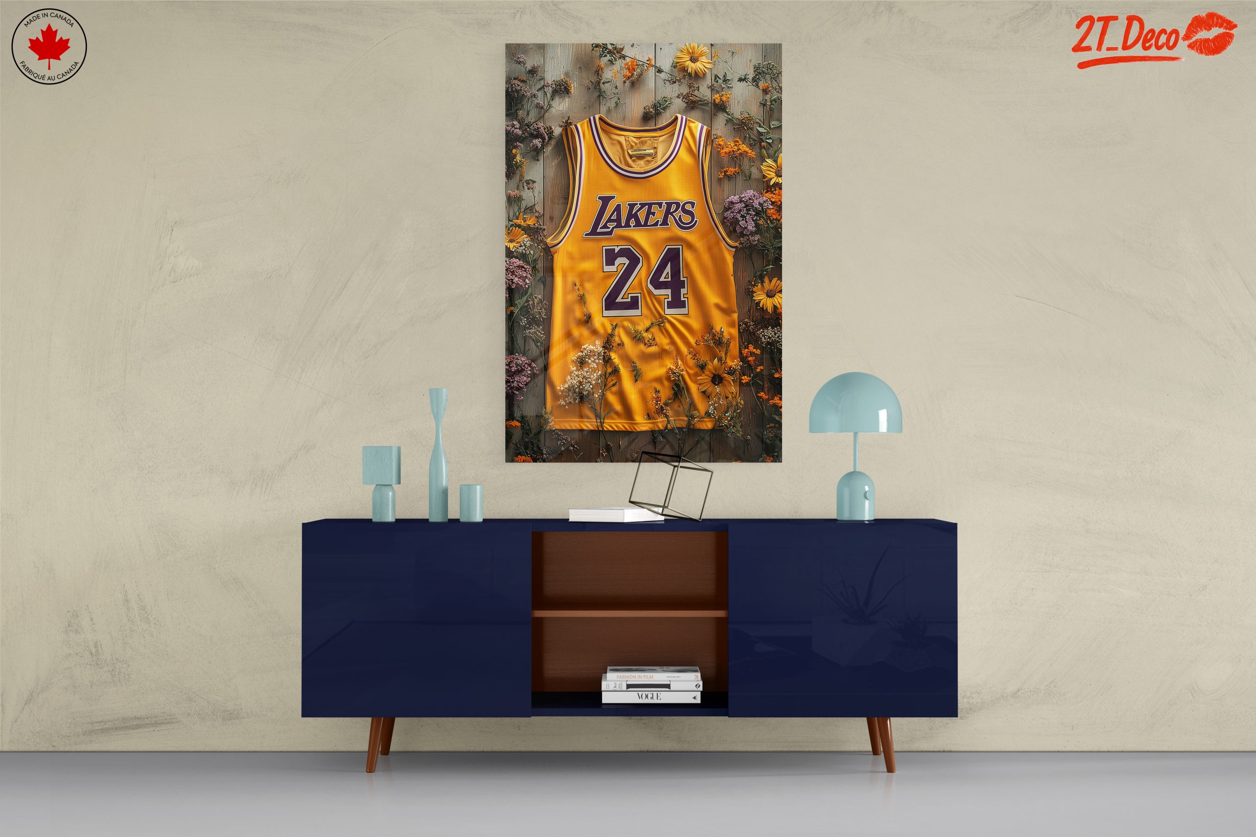 Los Angeles Lakers Jersey Floral Arrangement - Image 8