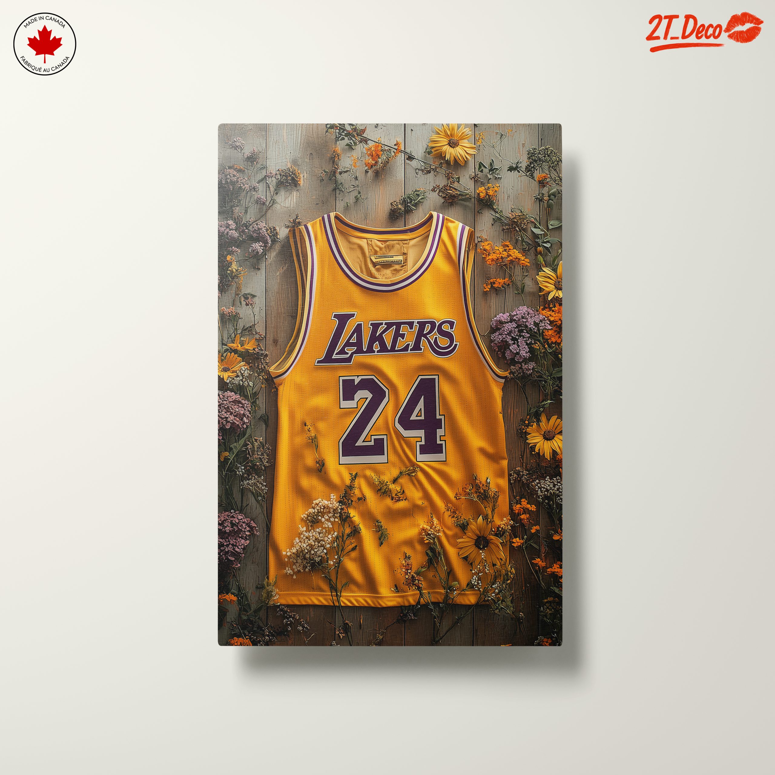Los Angeles Lakers Jersey Floral Arrangement - Image 10