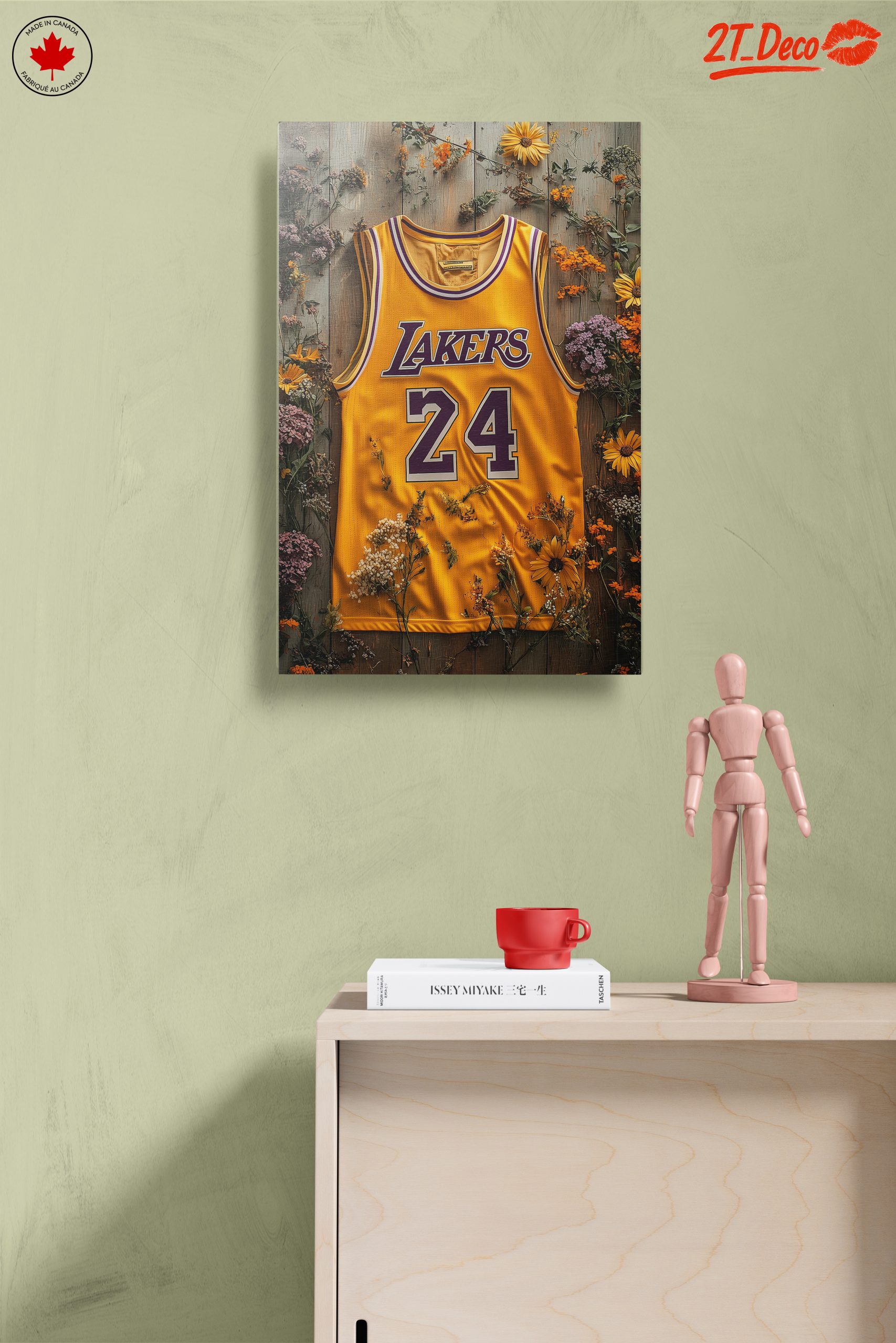 Los Angeles Lakers Jersey Floral Arrangement - Image 14