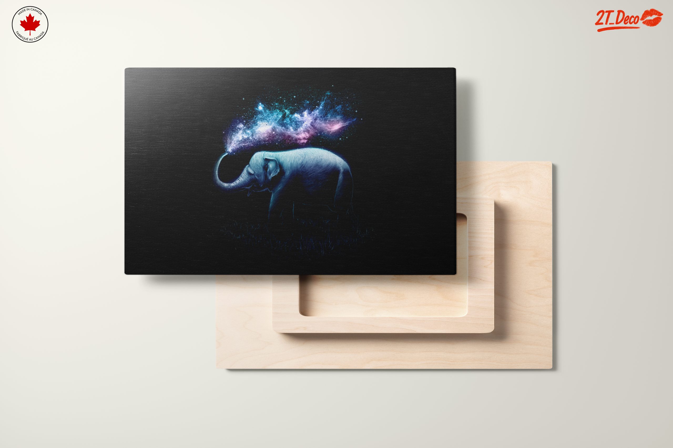 Majestic Elephant With Cosmic Background - Image 11