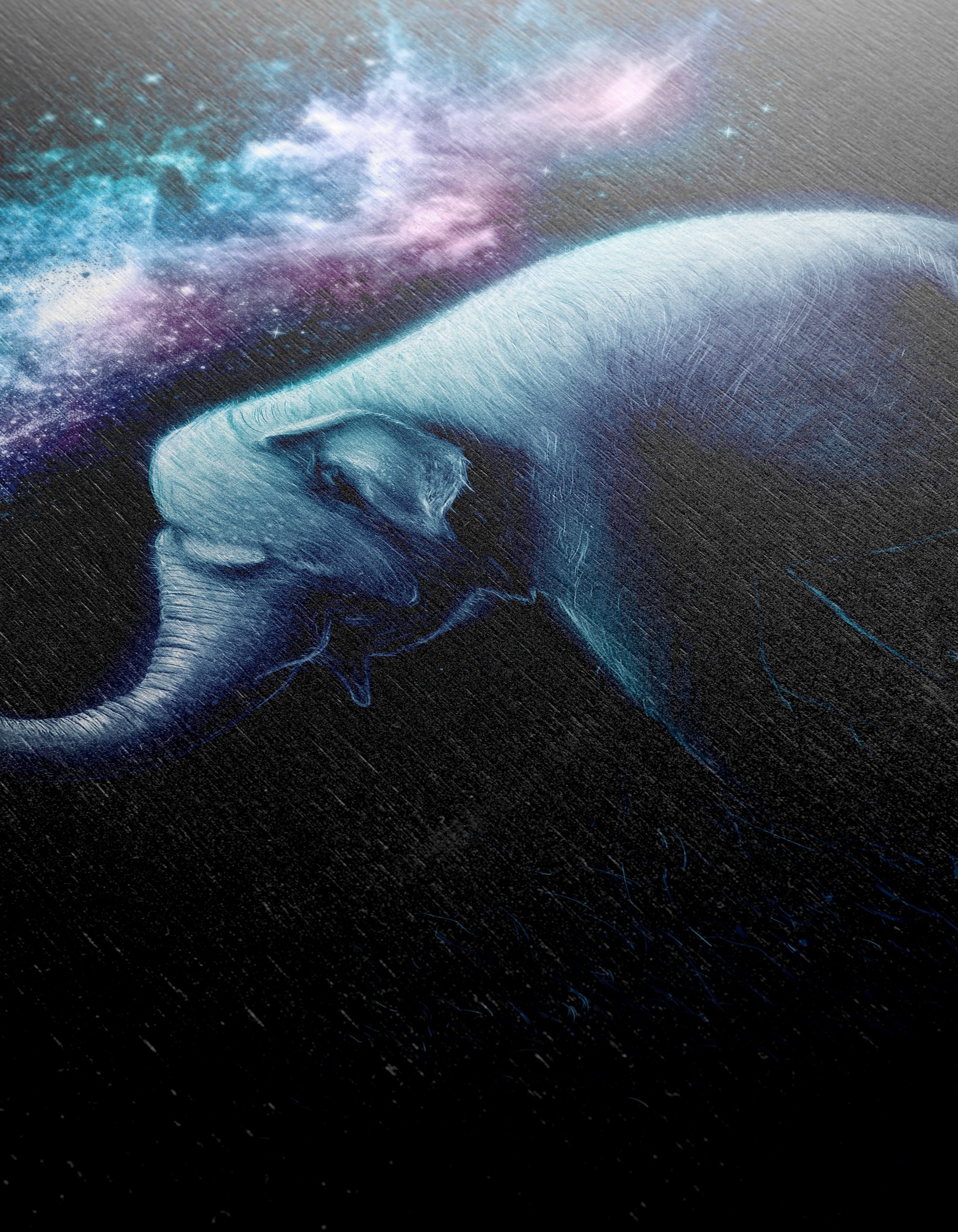 Majestic Elephant With Cosmic Background - Image 12