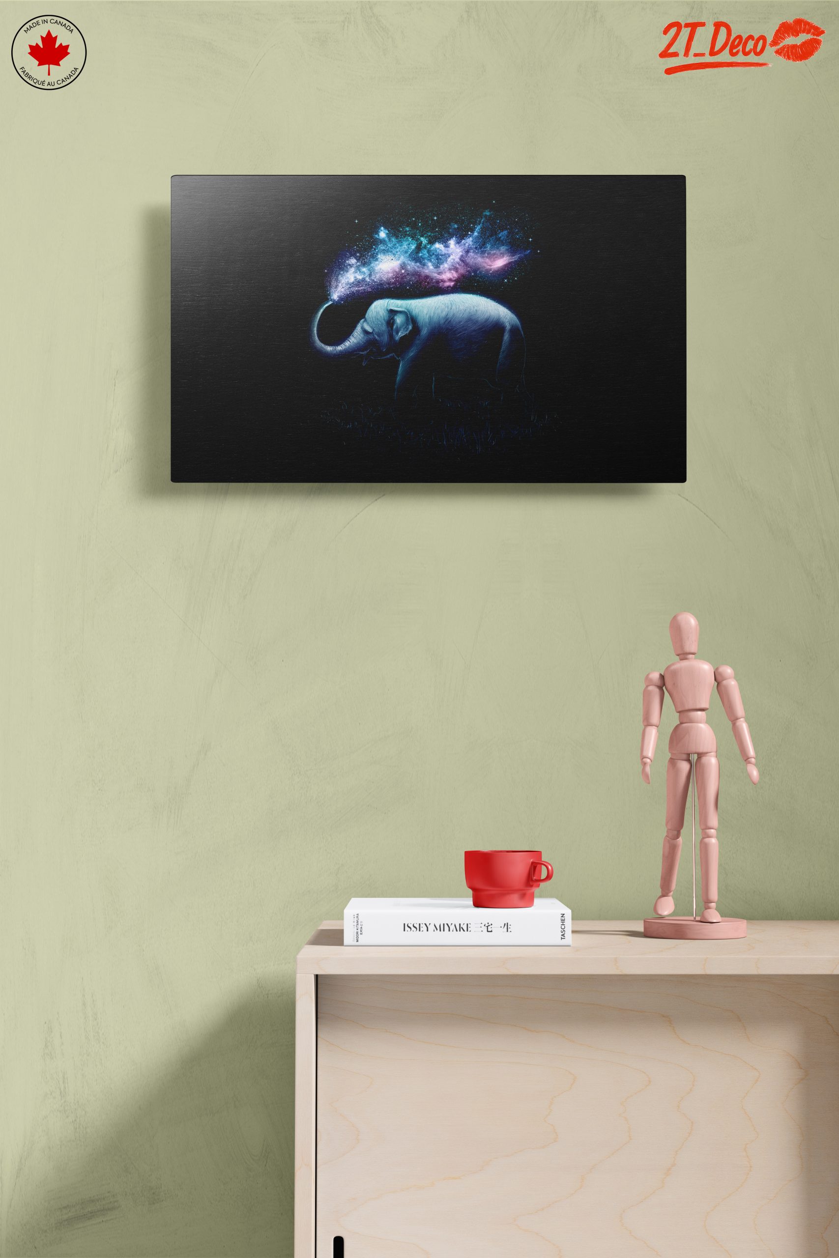 Majestic Elephant With Cosmic Background - Image 14