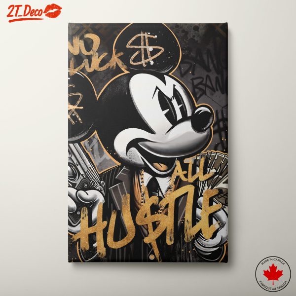 Urban Character Art Featuring Stylized Mickey
