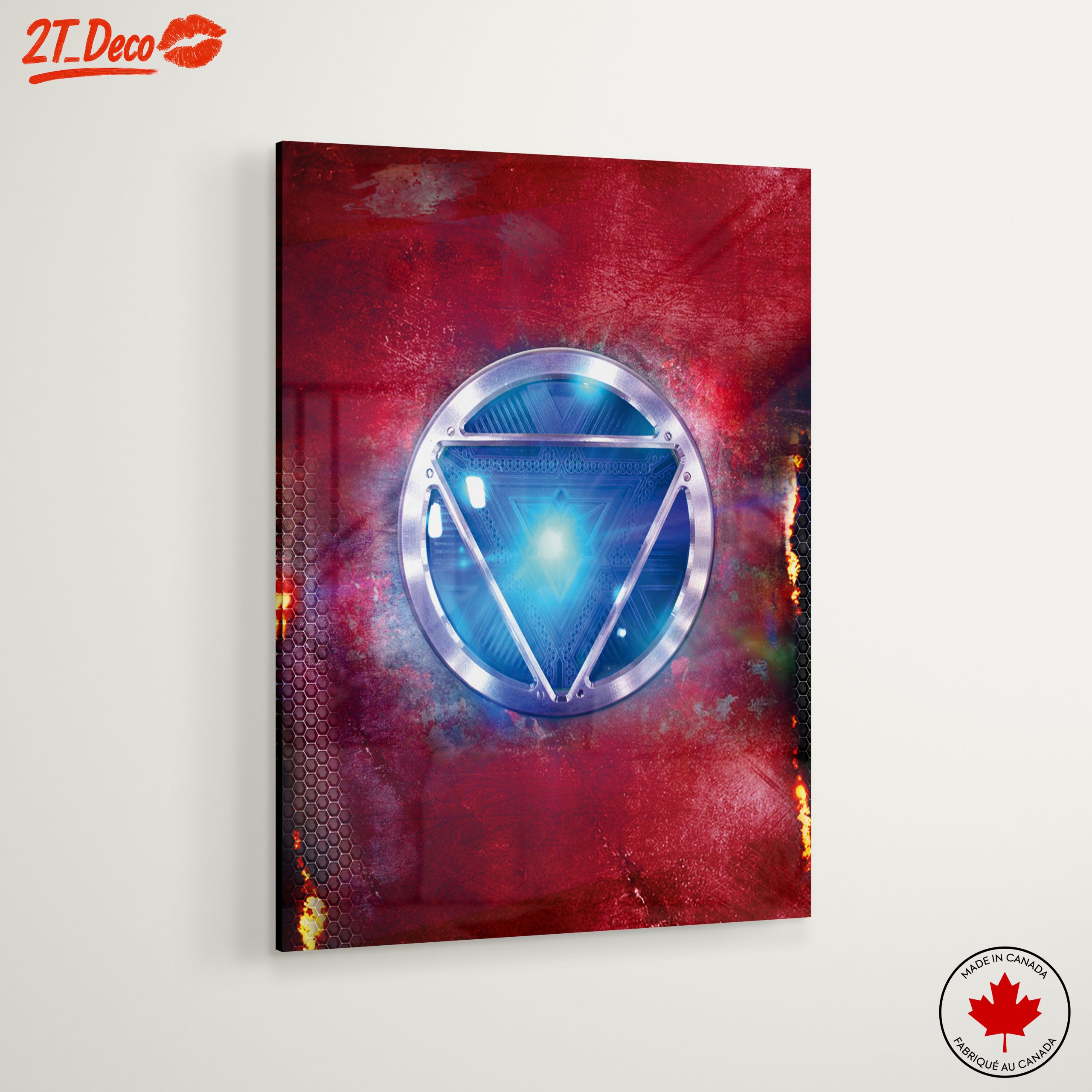 Iron Man Iconic Symbol Wall Art - Image 6