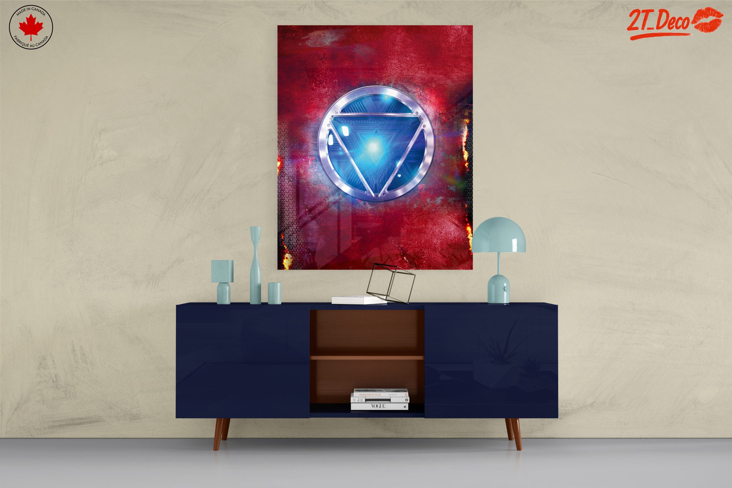 Iron Man Iconic Symbol Wall Art - Image 8
