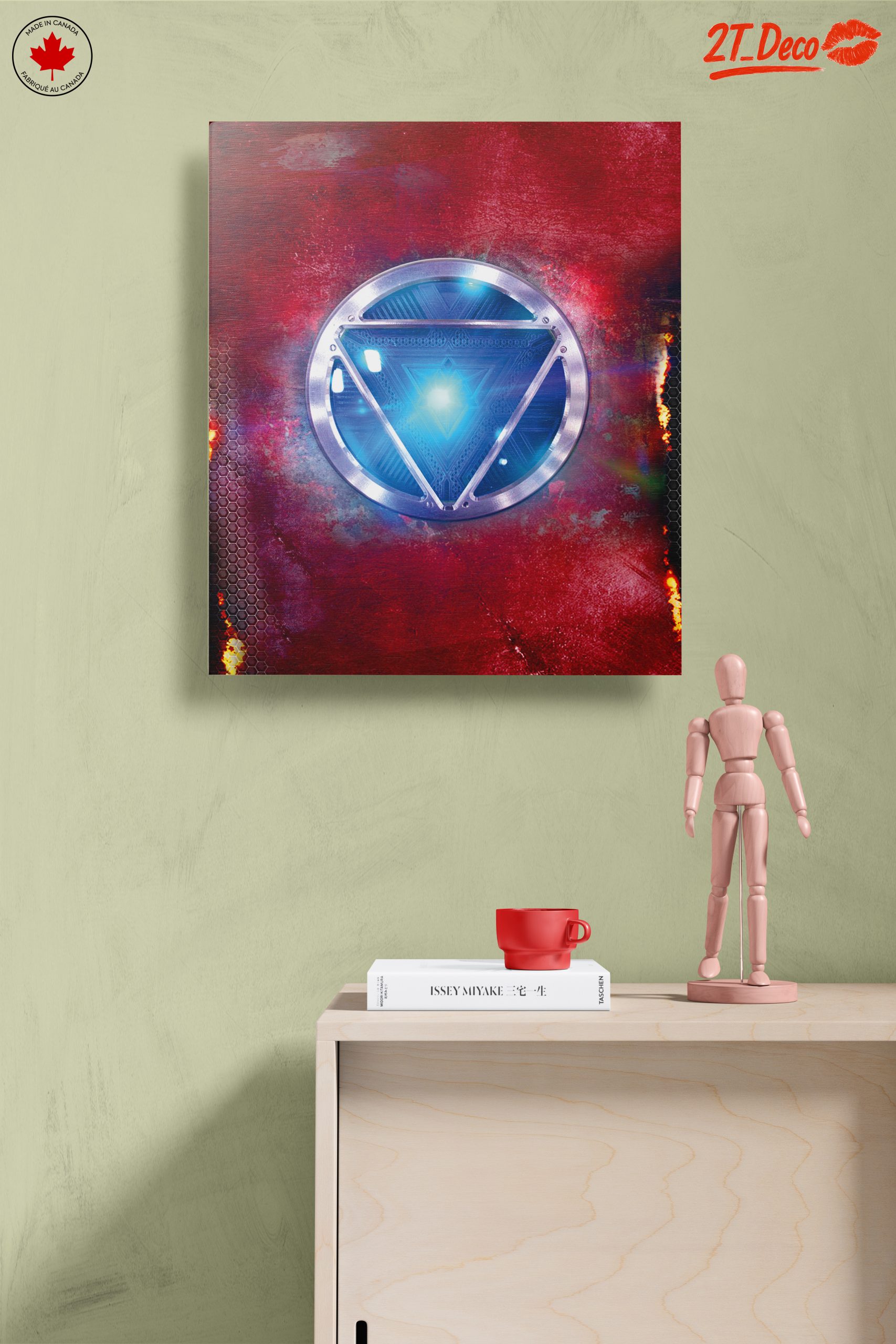 Iron Man Iconic Symbol Wall Art - Image 14