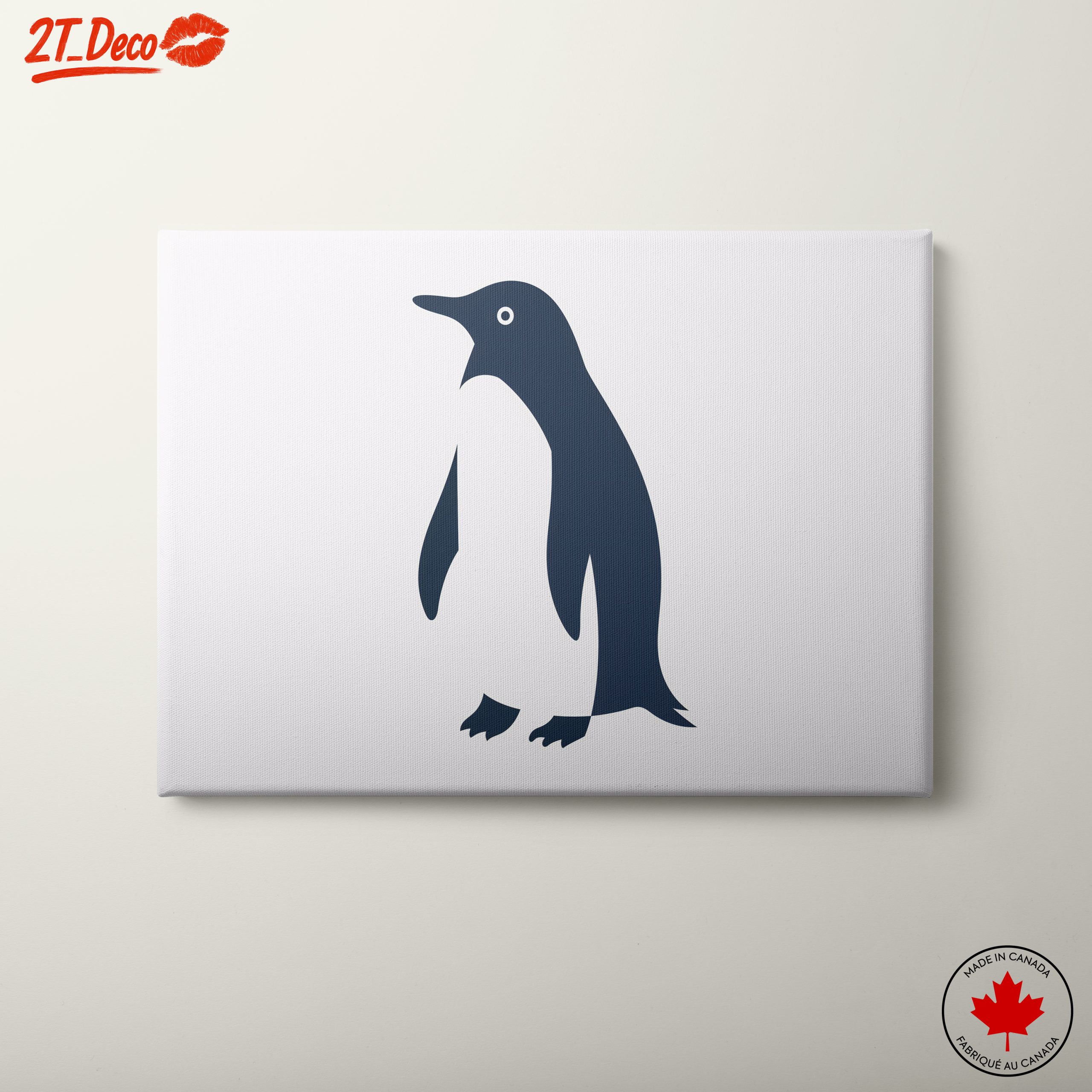 Stylized Penguin Art