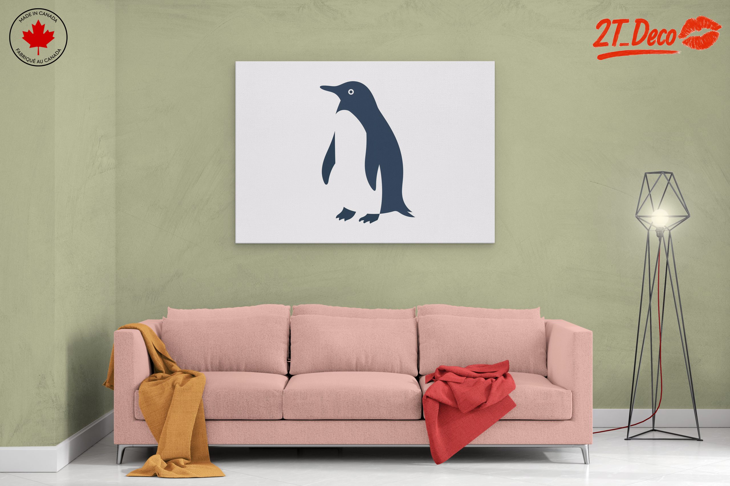 Stylized Penguin Art - Image 2