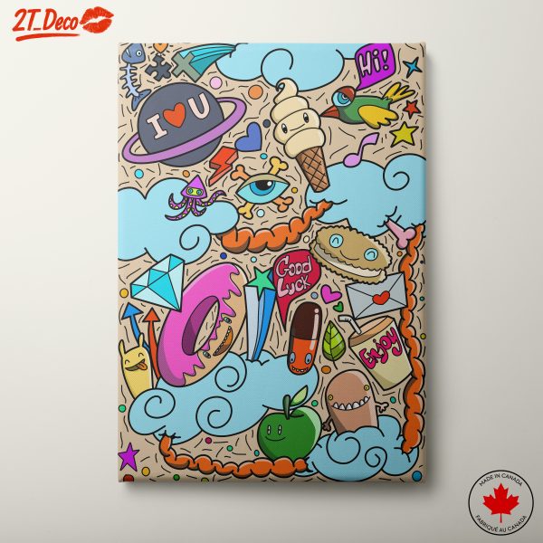 Colorful Playful Doodle Art Design