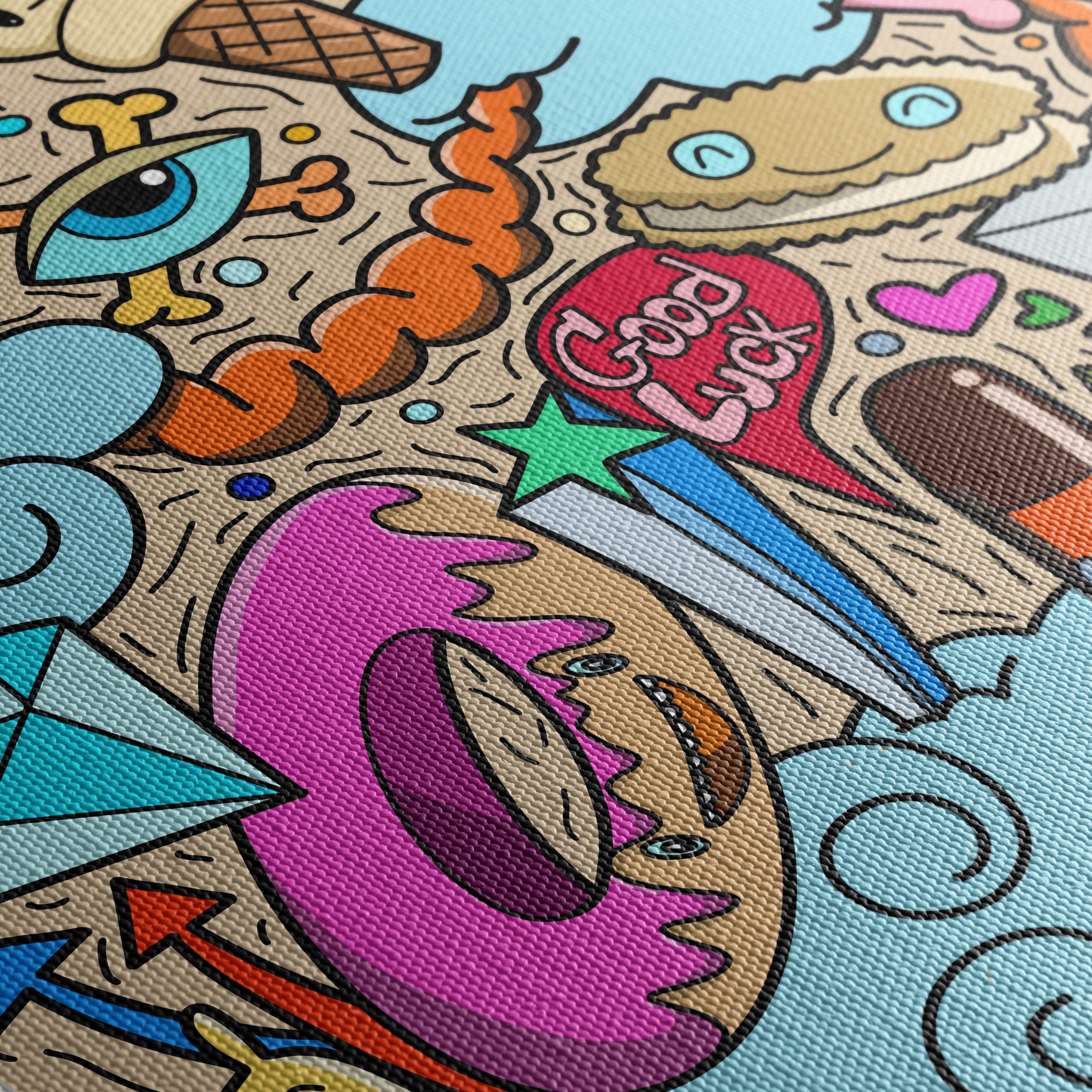 Colorful Playful Doodle Art Design - Image 5