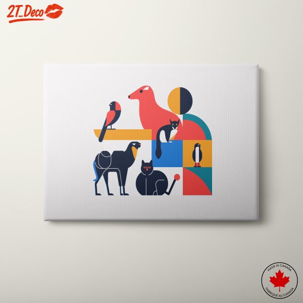 Colorful Cute Animal Illustrations