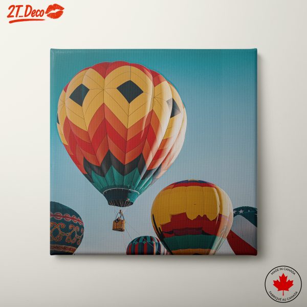 Vibrant Hot Air Balloons in the Sky