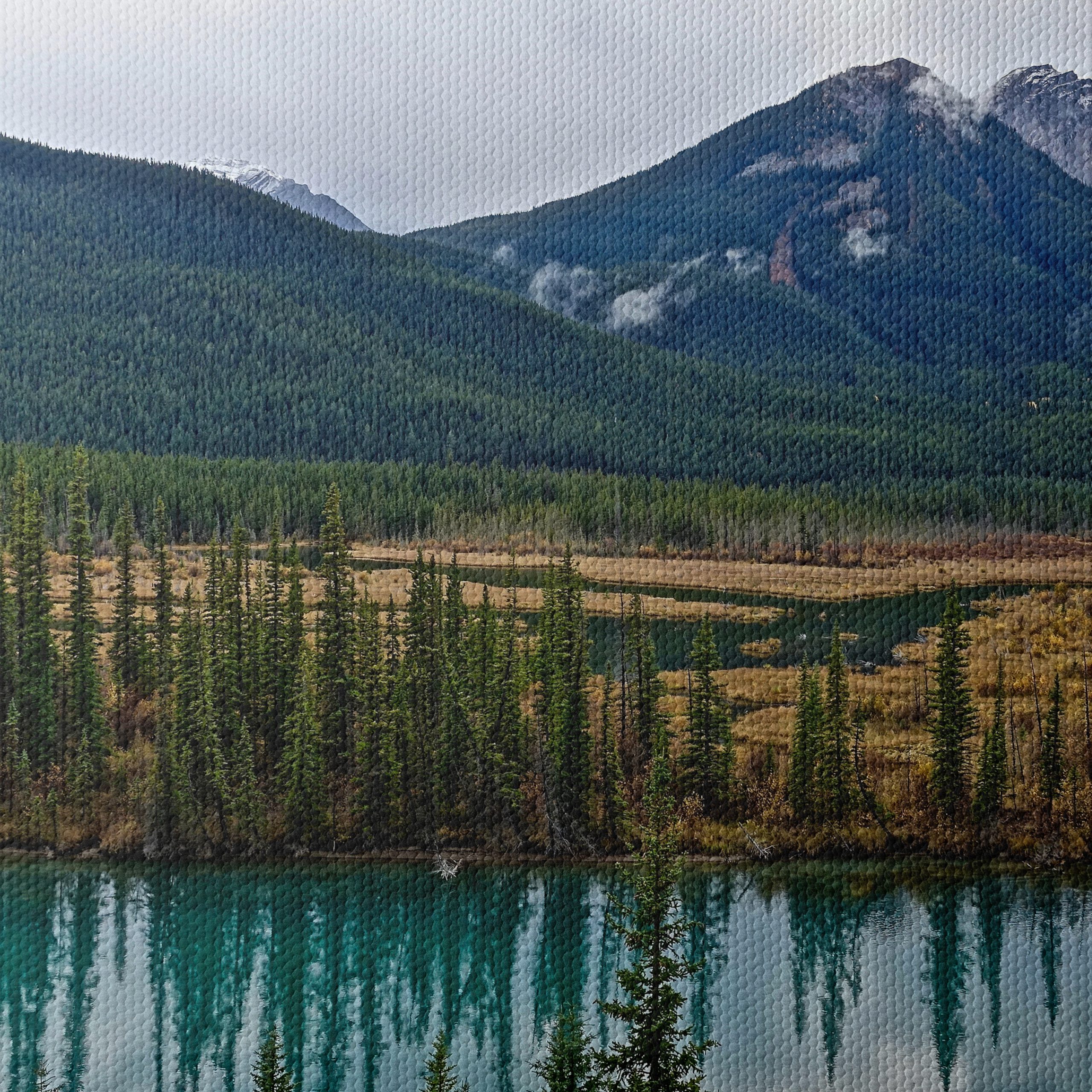Serene Nature Landscape with Mountains and River 2 - Image 4
