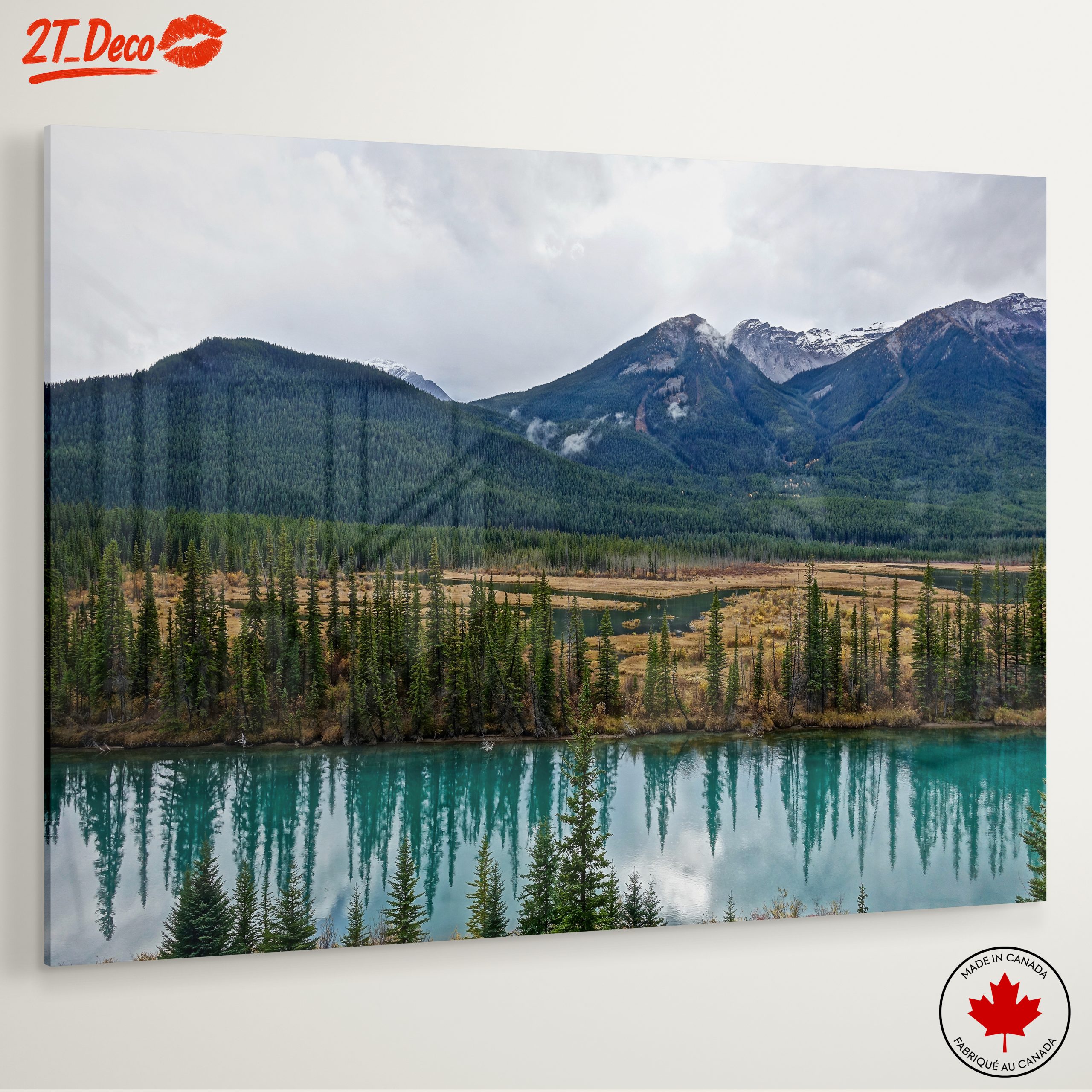 Serene Nature Landscape with Mountains and River 2 - Image 6