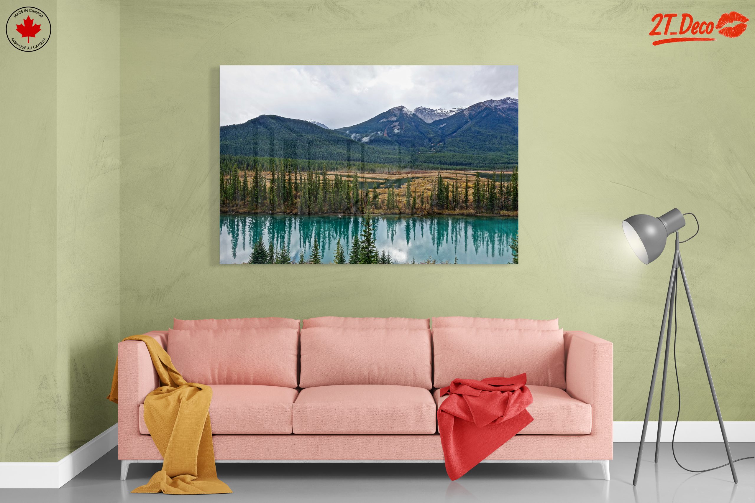 Serene Nature Landscape with Mountains and River 2 - Image 7
